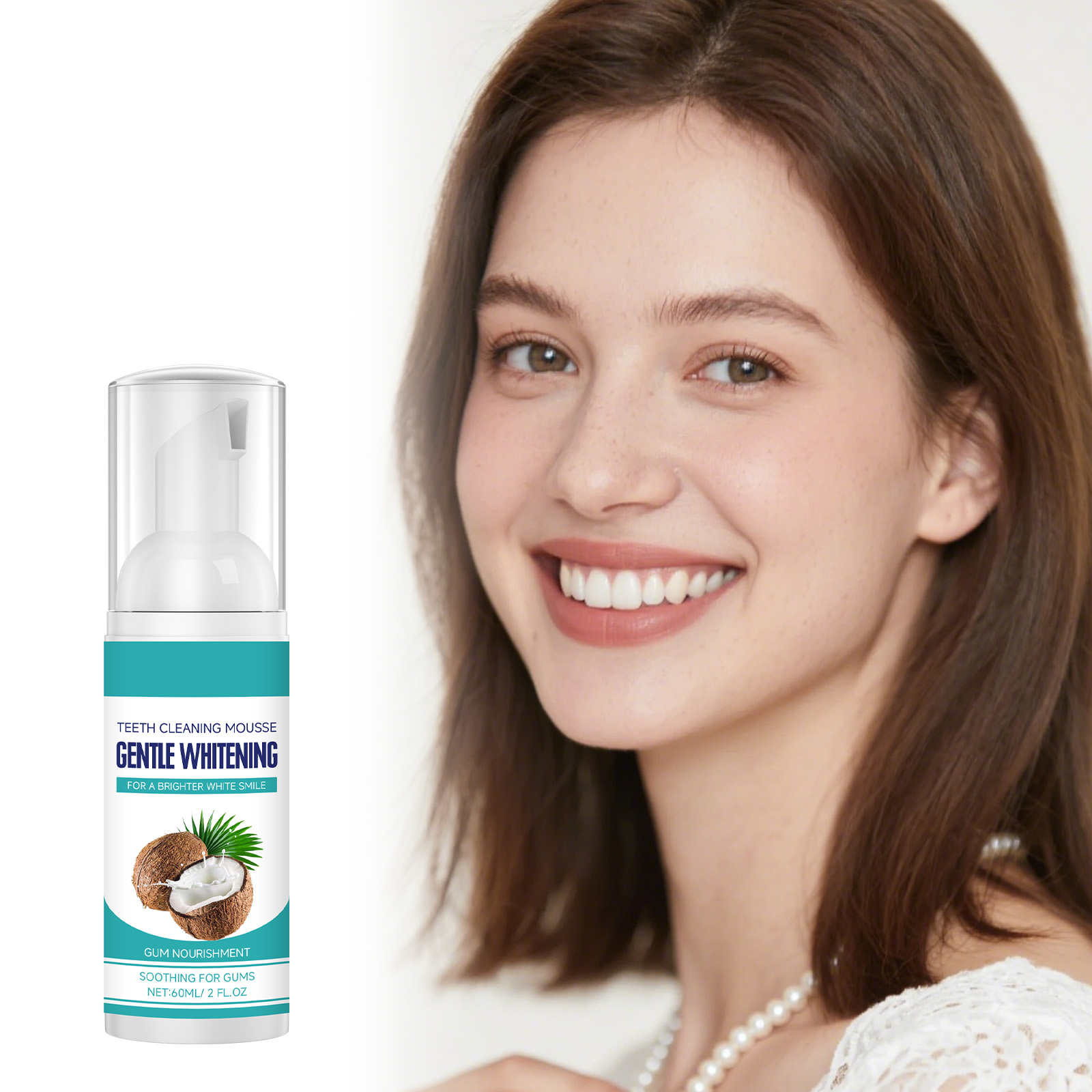 Teeth Cleaning Mousse Mild Cleansing Protect Teeth Purify Daily Comfort Oral Fresh Care Remove Stains