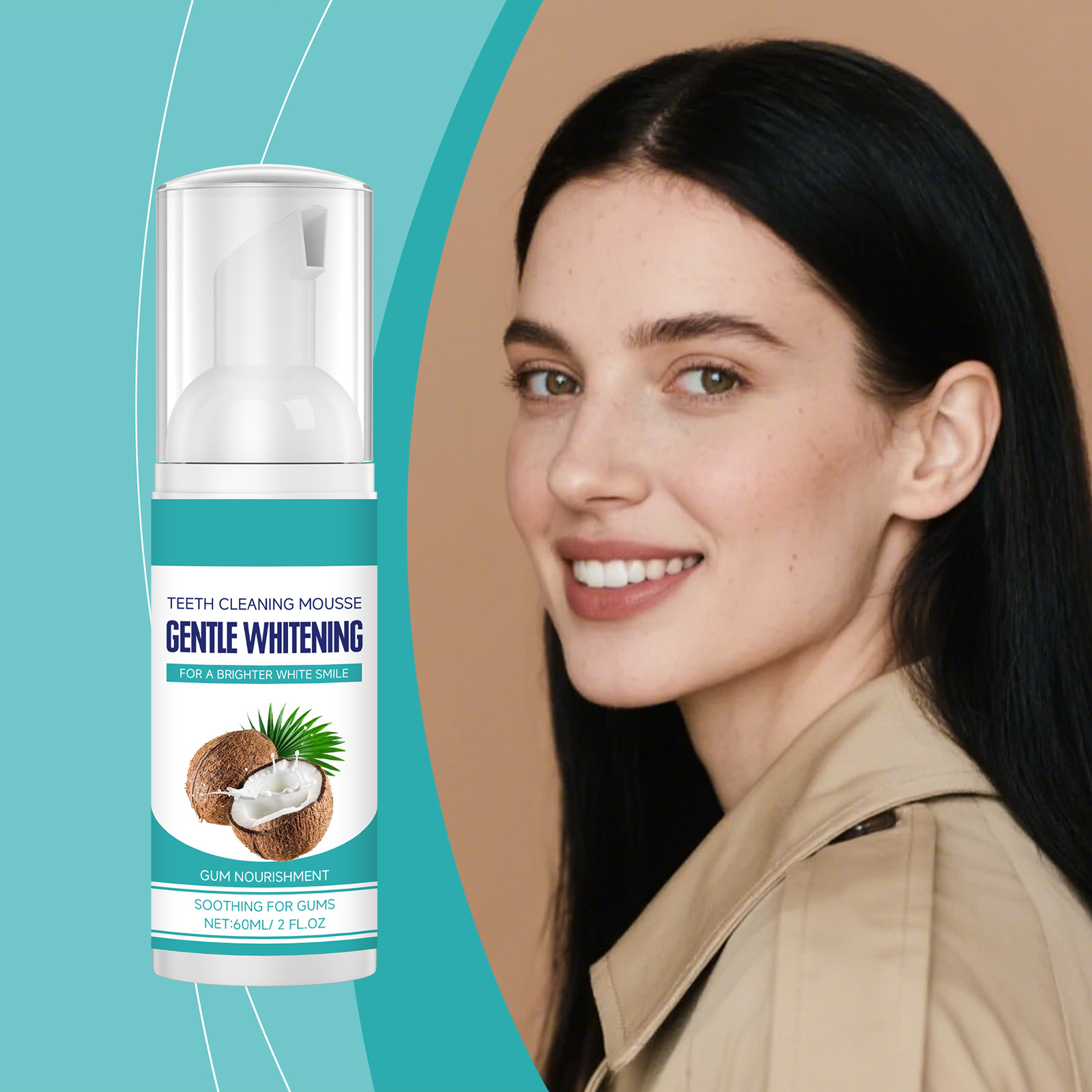 Teeth Cleaning Mousse Mild Cleansing Protect Teeth Purify Daily Comfort Oral Fresh Care Remove Stains