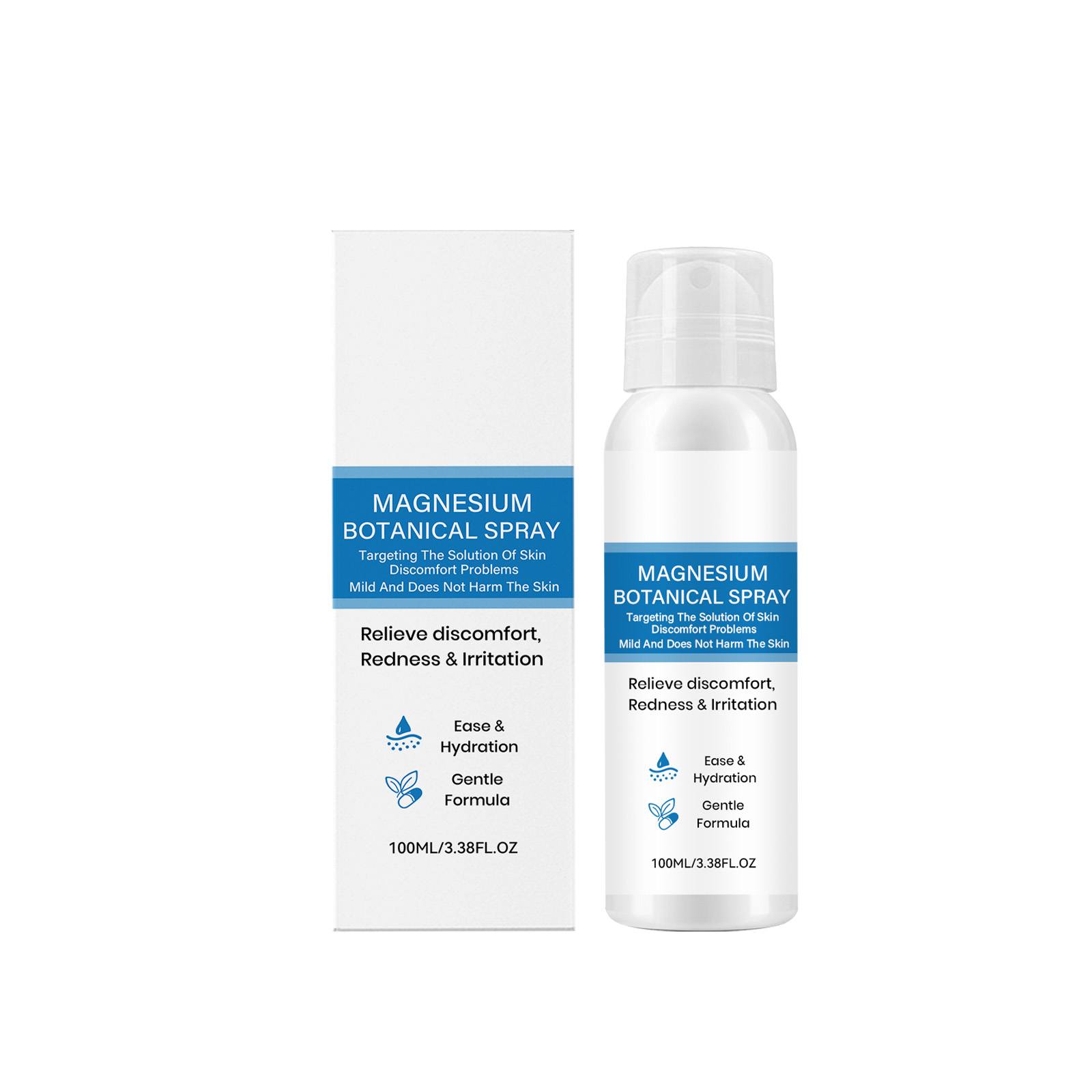Skin Moisturizing Magnesium Spray Hydrating Gentle Light Texture Soft Nourishing Facial Care