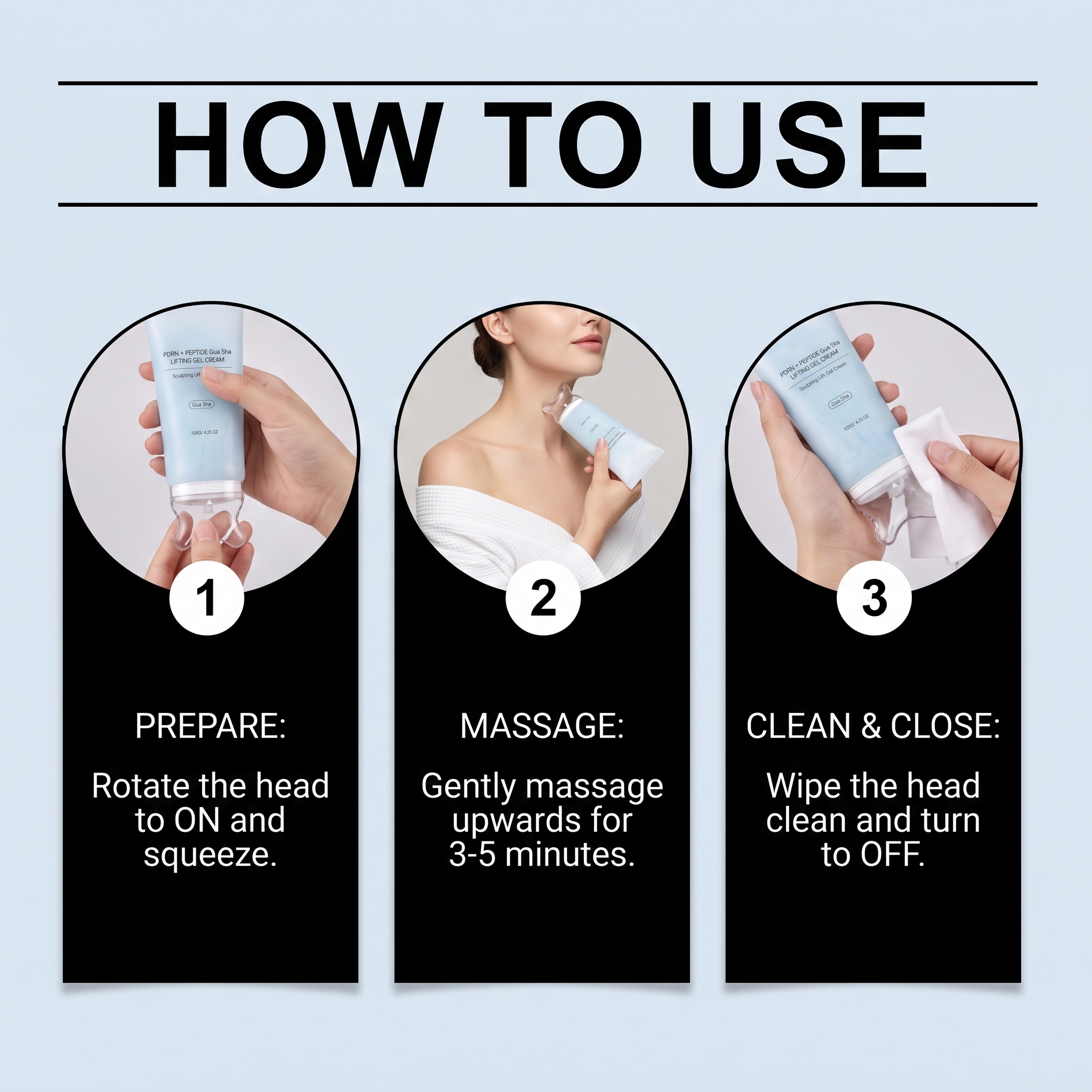 Enrich Firming Scraping Cream Skin Body Facial Care Moisturizing Tightening Massage Daily External Use