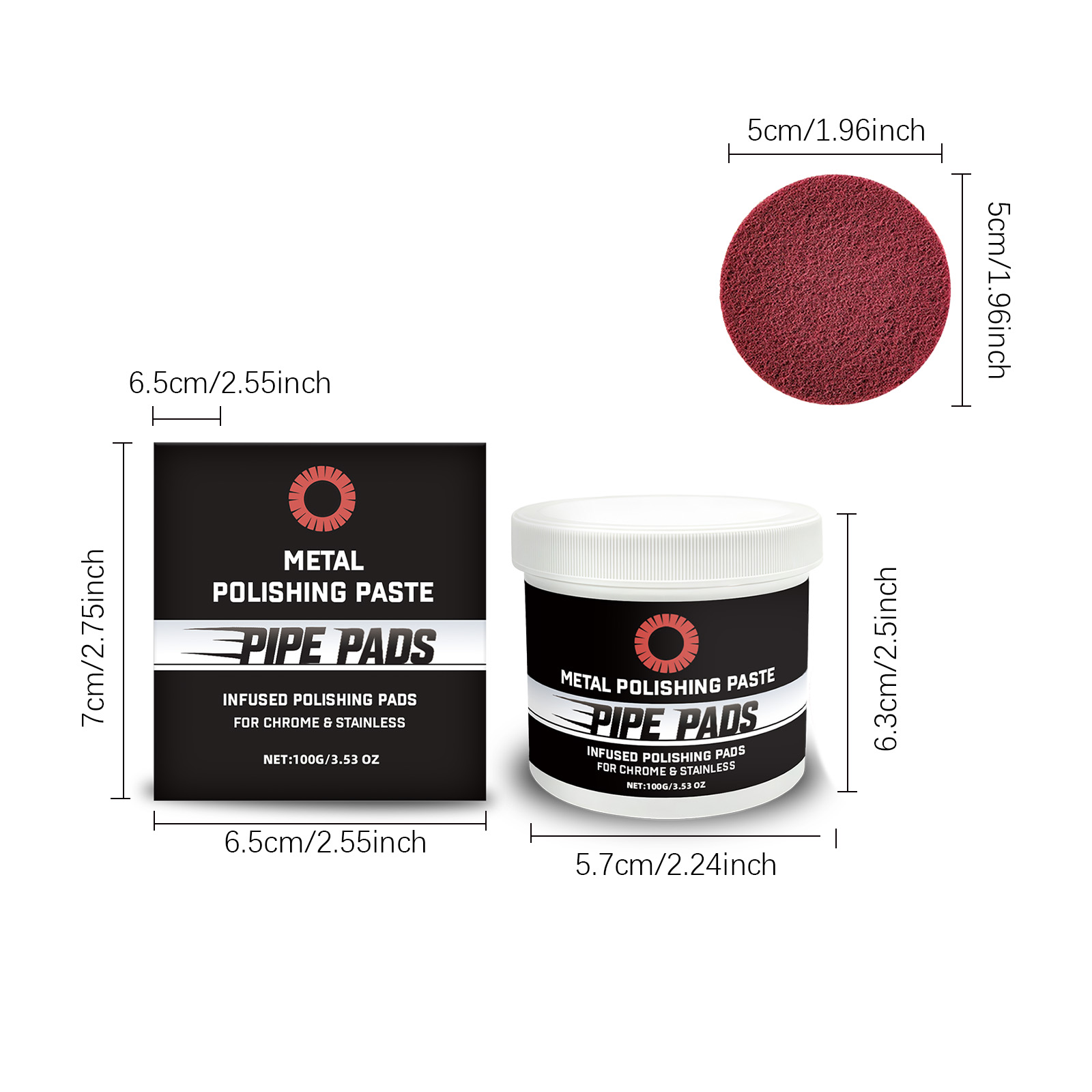 Metal Polishing Care Kit Polish Remove Oxidation Prevent Scratches Easy Operation Maintain Gloss Daily Metal Cleaning