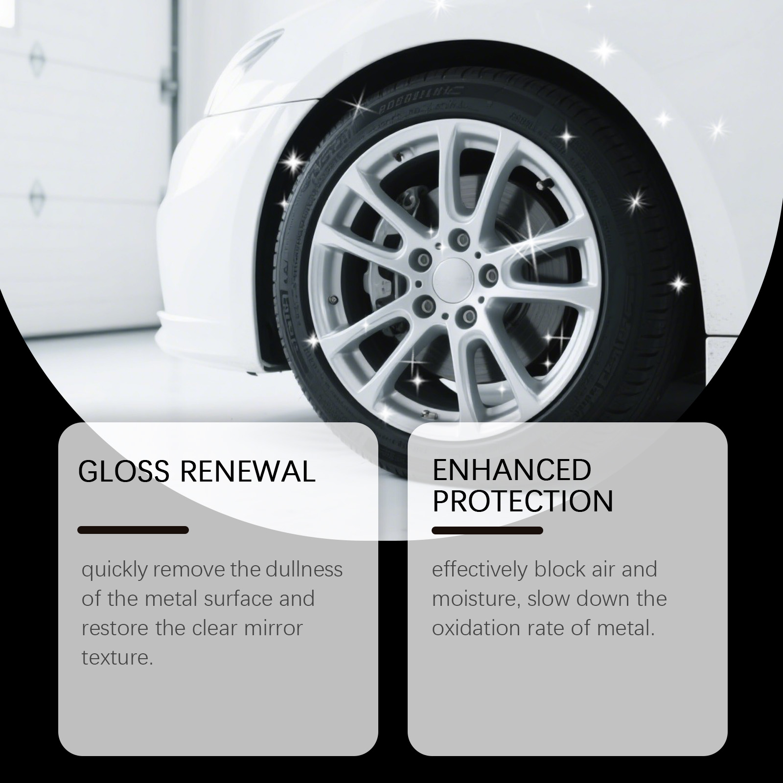 Metal Polishing Care Kit Polish Remove Oxidation Prevent Scratches Easy Operation Maintain Gloss Daily Metal Cleaning