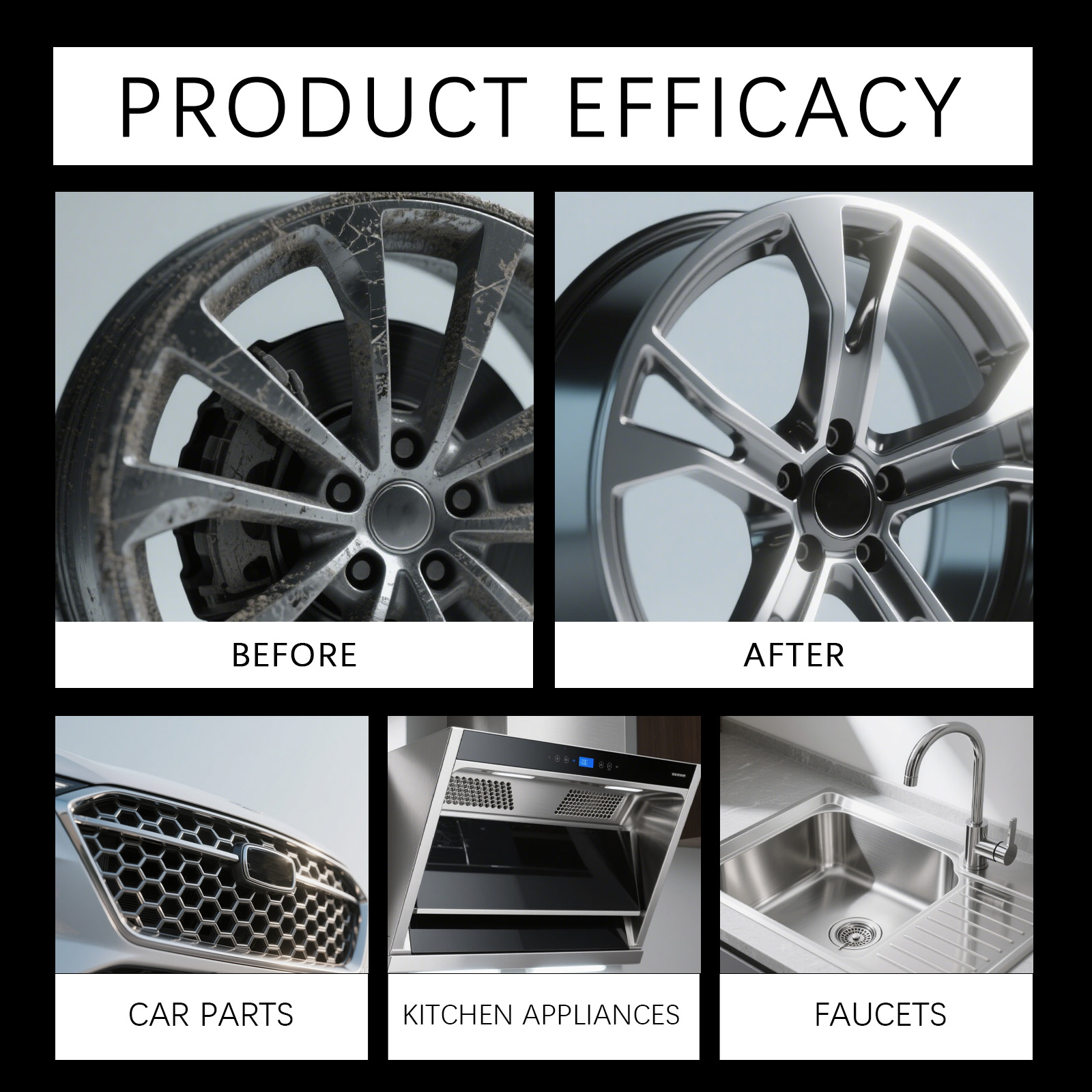 Metal Polishing Care Kit Polish Remove Oxidation Prevent Scratches Easy Operation Maintain Gloss Daily Metal Cleaning