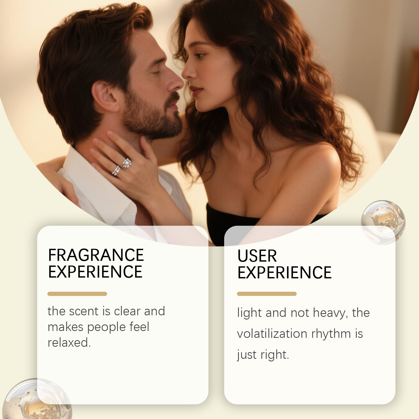 Honey Bergamot Unisex Perfume Mild Natural Fresh Scent Feminine Charm Daily Portable Long Lasting