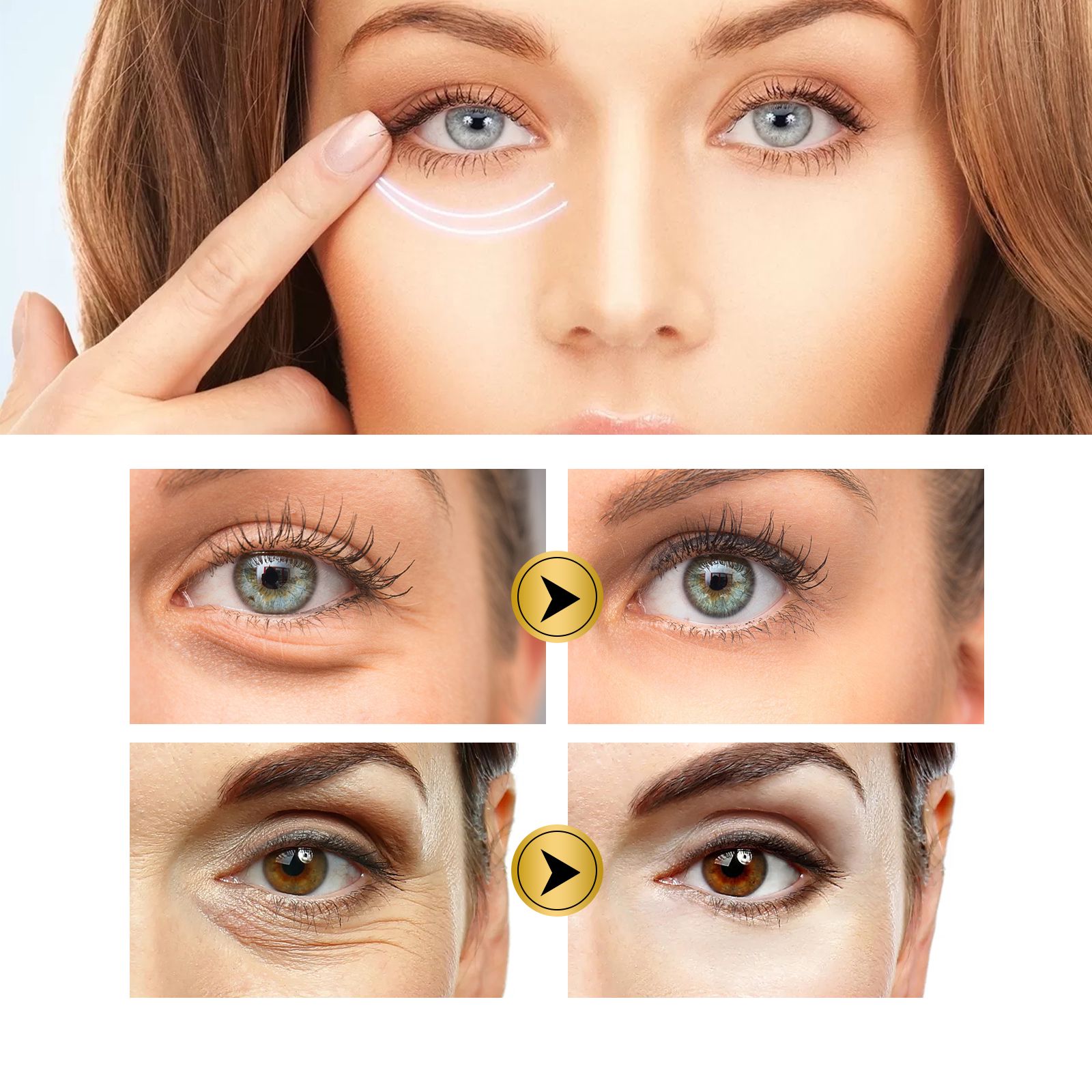 Collagen Eye Mask Hydrating Firming For Dark Circles Puffiness And Daily Eye Care