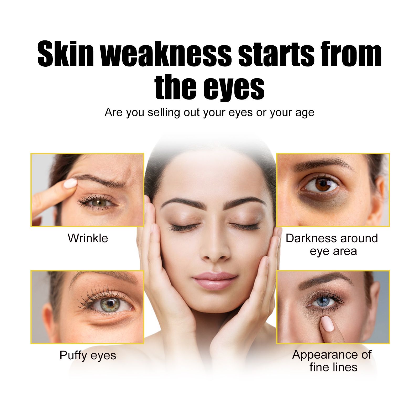 Collagen Eye Mask Hydrating Firming For Dark Circles Puffiness And Daily Eye Care