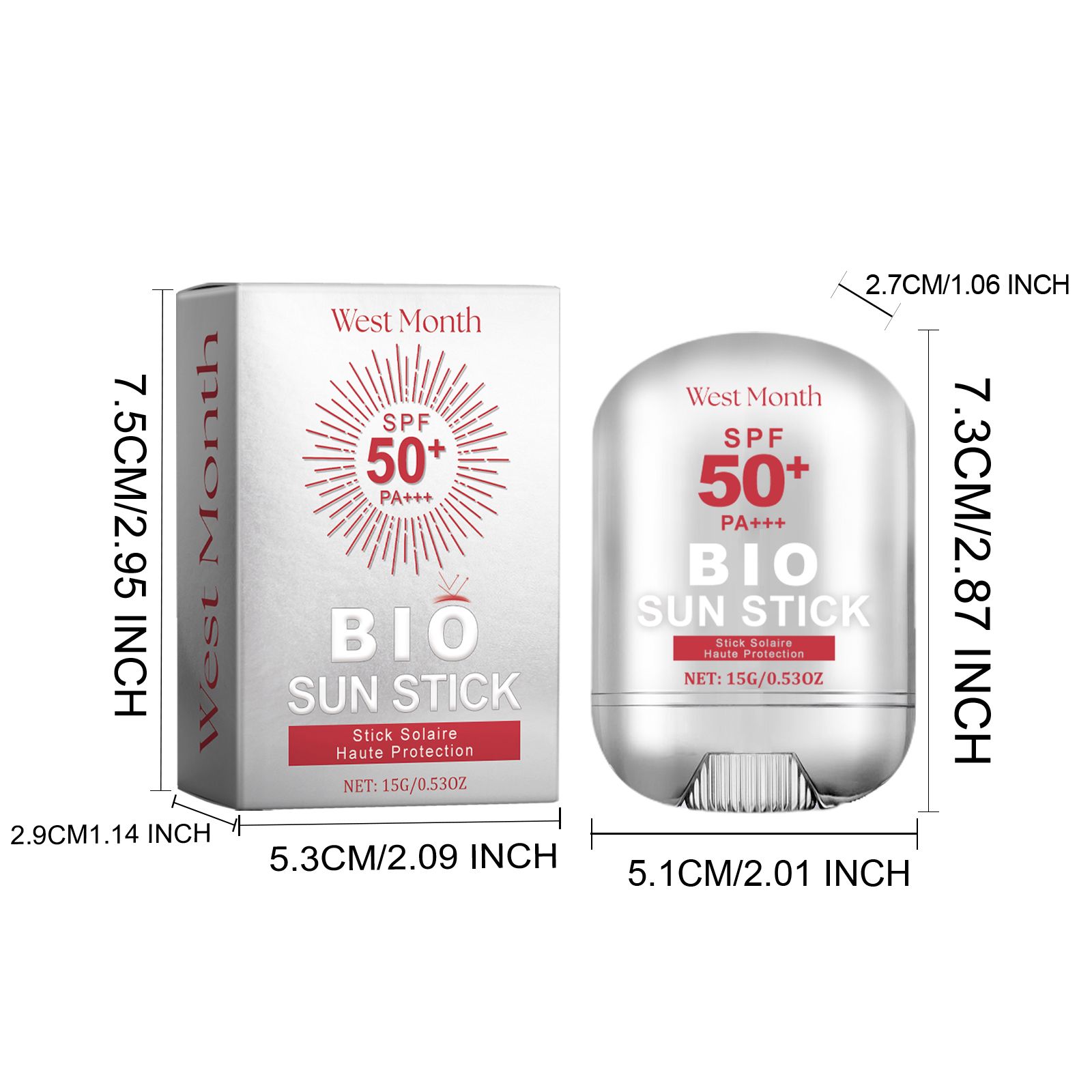 Protection Stick With Fullerene And Niacinamide For Outdoor Skin Care And Daily Use