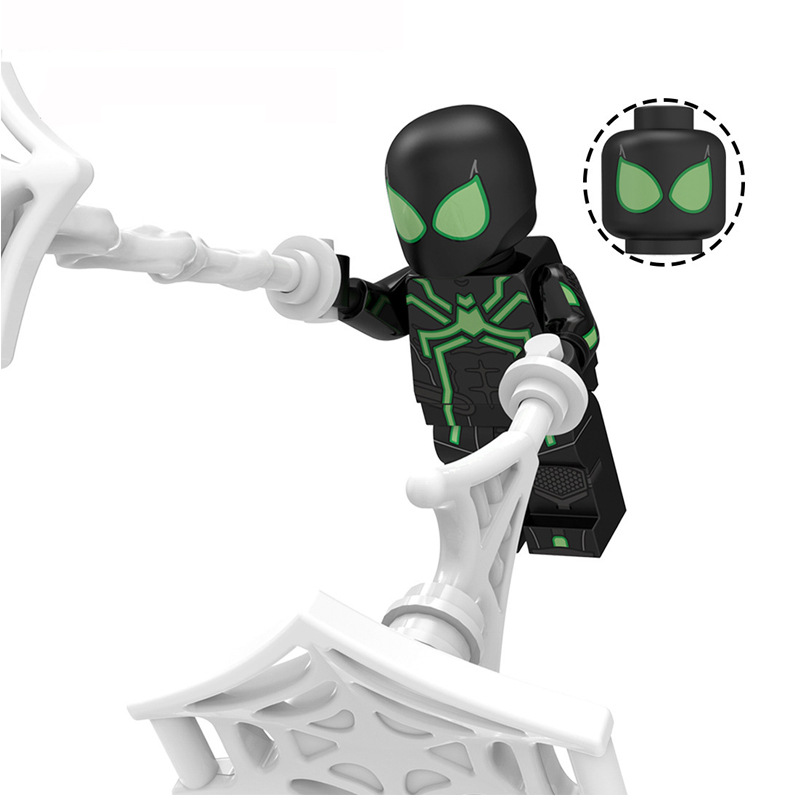 (Style C) Spider Man Building Blocks Collectible Toy Role Play Mini Figures Kids Anime Decoration and Birthday Gifts for Kids and Fans