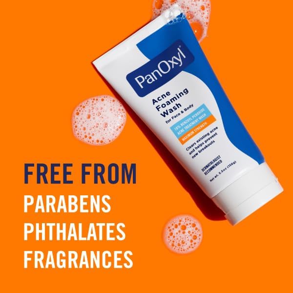 PanOxyl Complete Cleanse Manage Moisturize Bundle Acne Foaming Wash Benzoyl Peroxide Balancing Repair Moisturizer Oil Control Moisturizer Clarifying Exfoliant