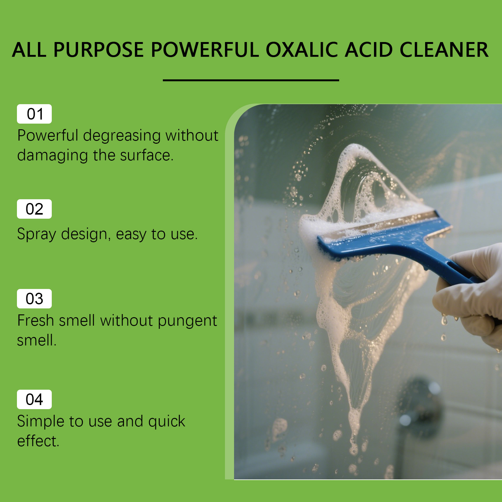 Multipurpose Home Cleaning Spray Deep Cleaning Stain And Grease Remover For Bathroom Kitchen Daily Household Use
