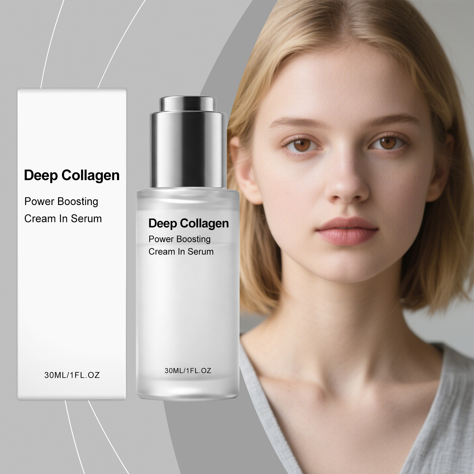 Moisturizing Collagen Essence Liquid Hydrating Nourishing Skin Smooth Bright Moist Facial Care Serum Gentle Soft Radiant Delicate