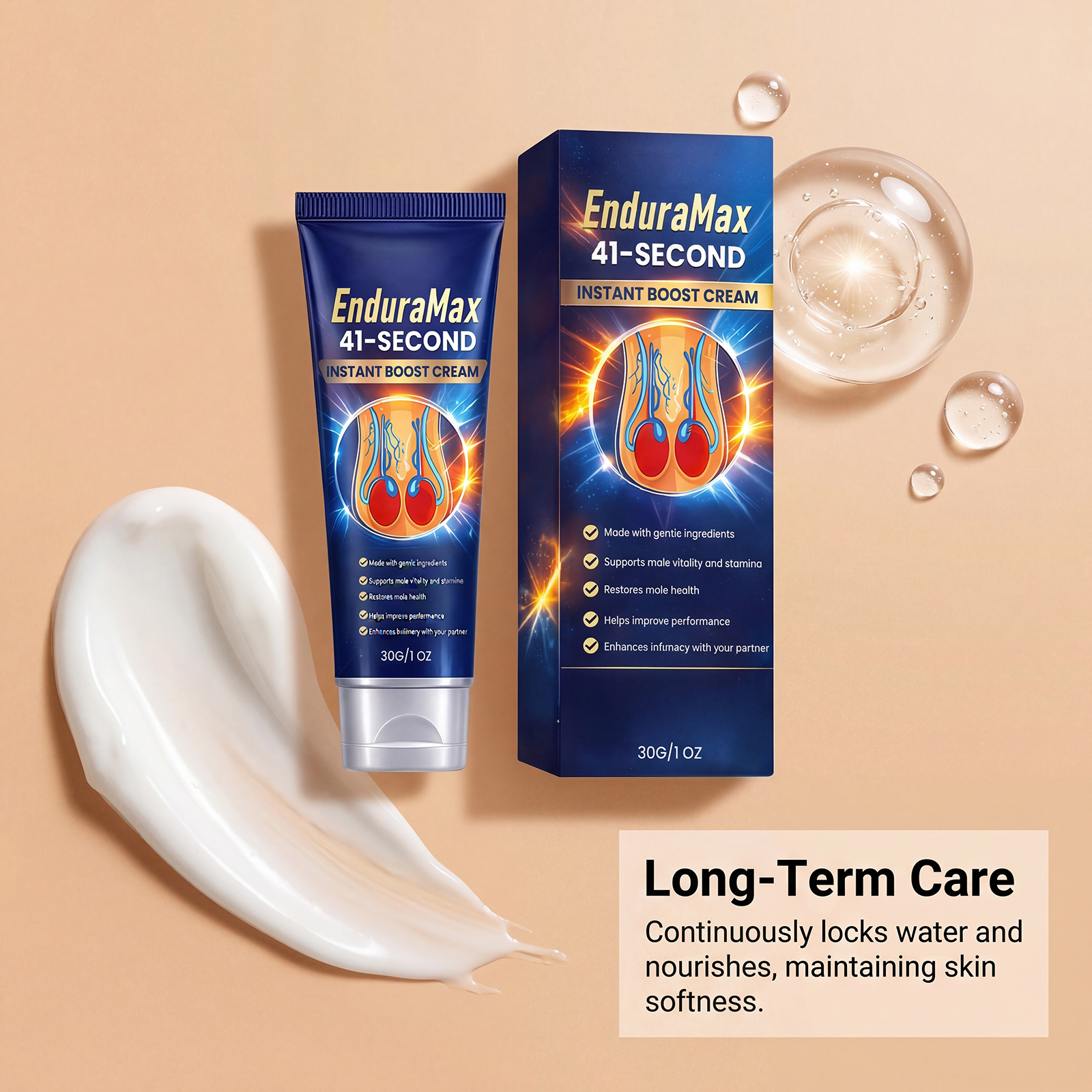 Men Care Cream Light Texture Refreshing Fast Absorb Moisturizing Hydrating Nourishing Daily Body Skin Lotion
