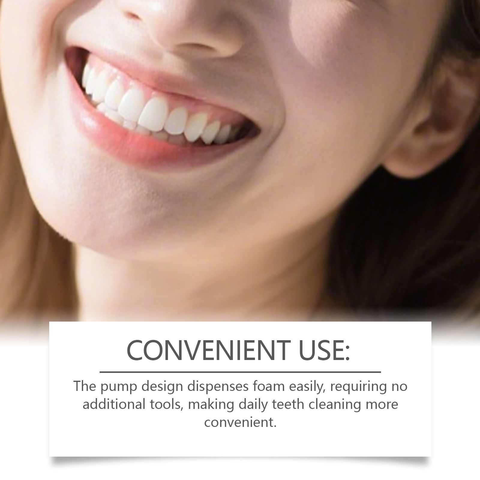 Five D Whitening Foam Toothpaste Mild Clean Fresh Shiny Breath Care Oral Clean Teeth Protection Daily Dental Maintain