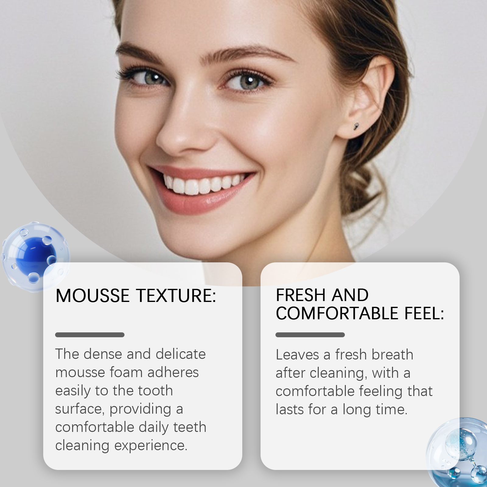 Five D Whitening Foam Toothpaste Mild Clean Fresh Shiny Breath Care Oral Clean Teeth Protection Daily Dental Maintain