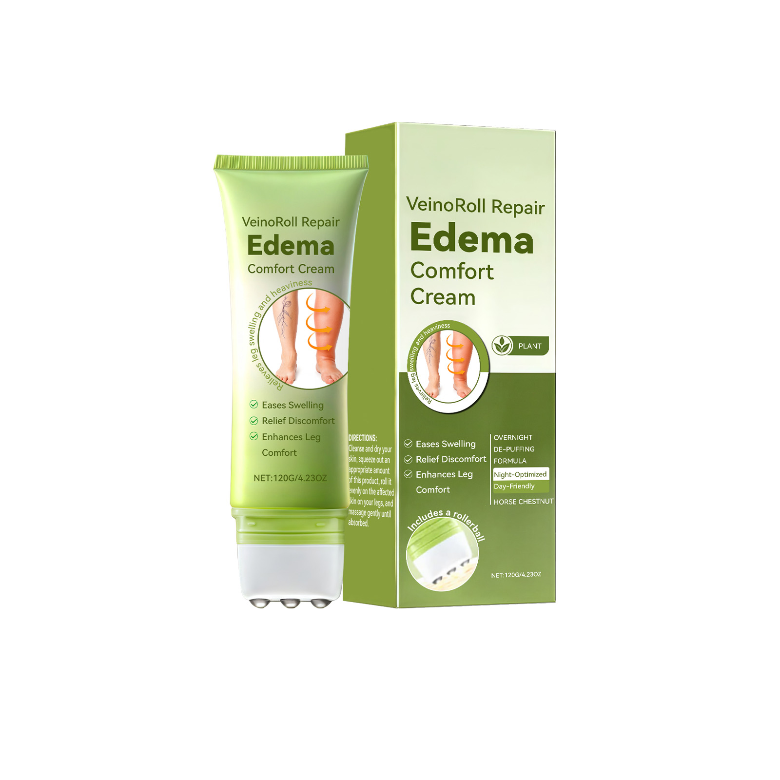 Leg Care Cream Mild Moisturizing Gentle Nourishing Comfort Protect External Roller Massage Daily Skin Lotion For Leg Body