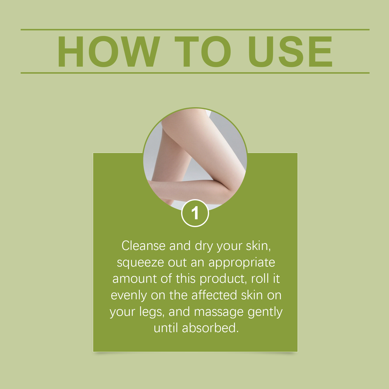 Leg Care Cream Mild Moisturizing Gentle Nourishing Comfort Protect External Roller Massage Daily Skin Lotion For Leg Body