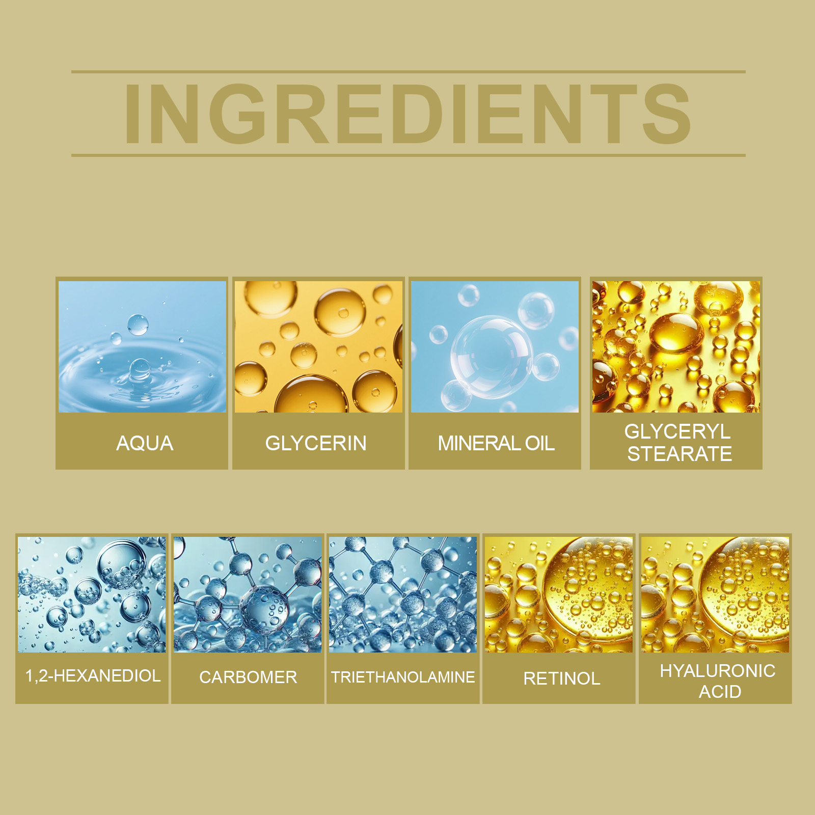 Retinol Moisturizing Eye Cream Gentle Mild Massage Eye Area Nourish Skin Fade Lines Hydrating Brightening Care
