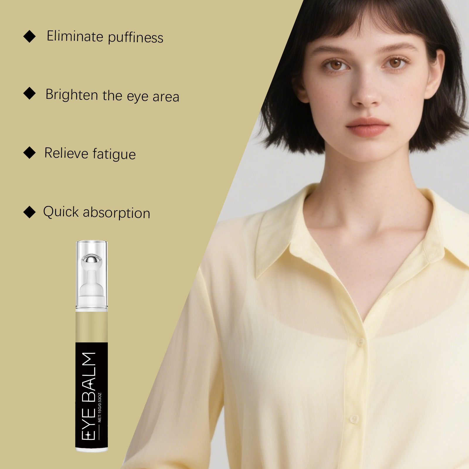 Retinol Moisturizing Eye Cream Gentle Mild Massage Eye Area Nourish Skin Fade Lines Hydrating Brightening Care