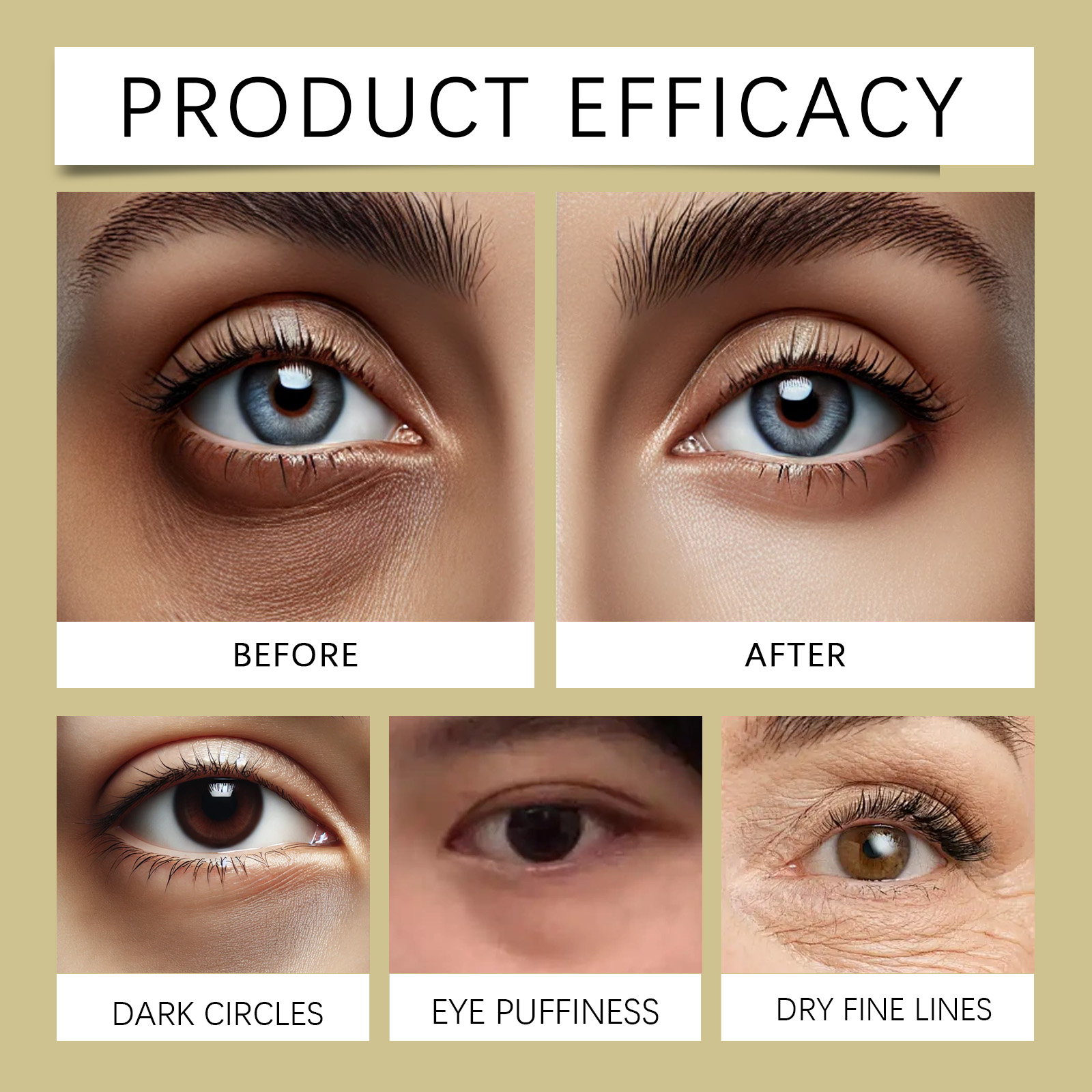 Retinol Moisturizing Eye Cream Gentle Mild Massage Eye Area Nourish Skin Fade Lines Hydrating Brightening Care