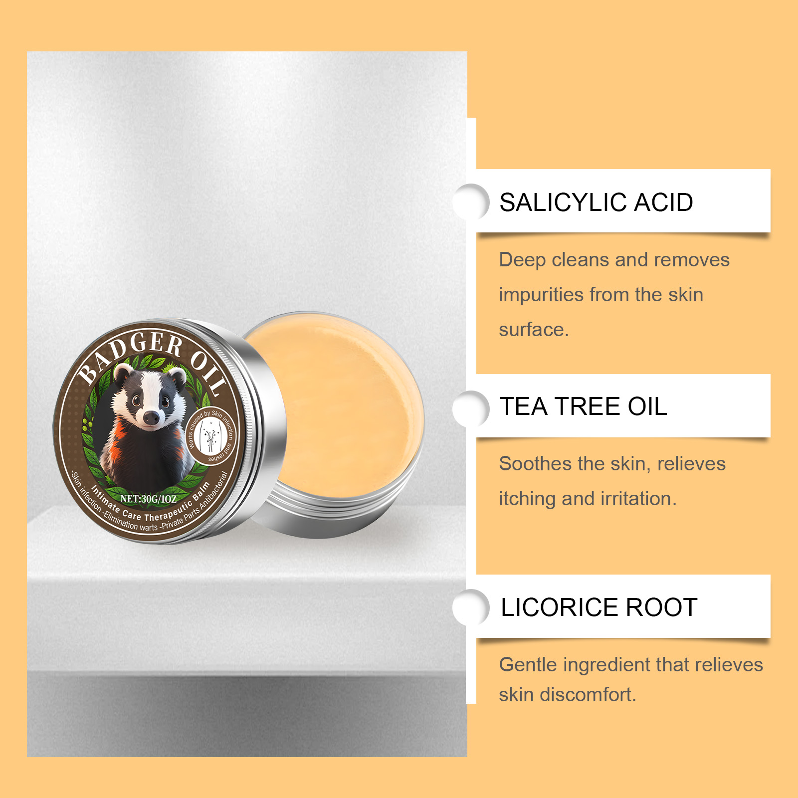 Skin Care Ointment Daily Cleansing Mild Moisturizing Comfort External Tender Body Skin Protection Cream