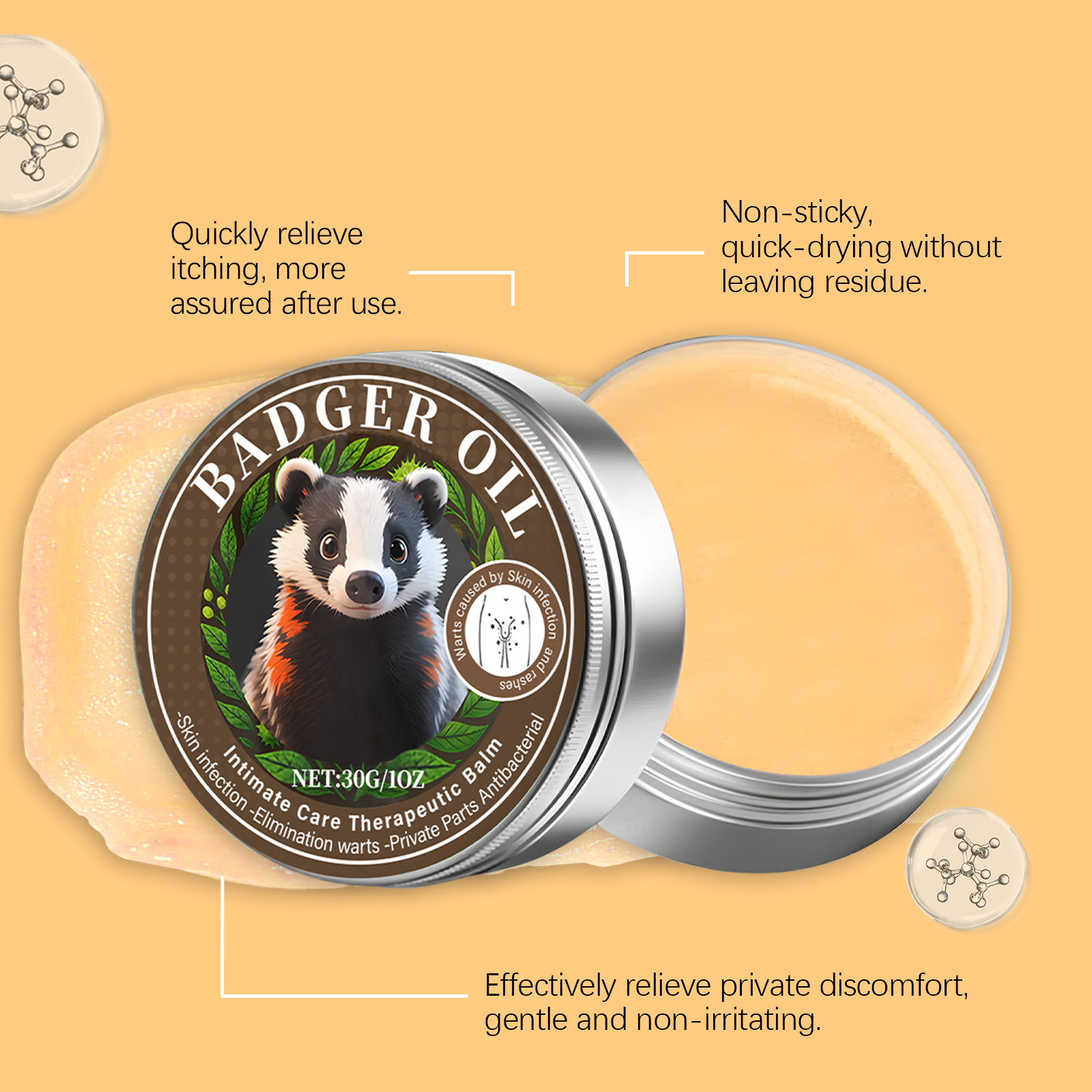 Skin Care Ointment Daily Cleansing Mild Moisturizing Comfort External Tender Body Skin Protection Cream