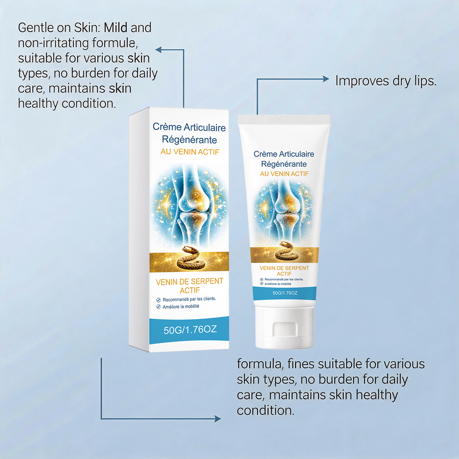 Joint Care Cream Comfort Moist External Massage Elbow Knee Body Joint Skin Daily Care