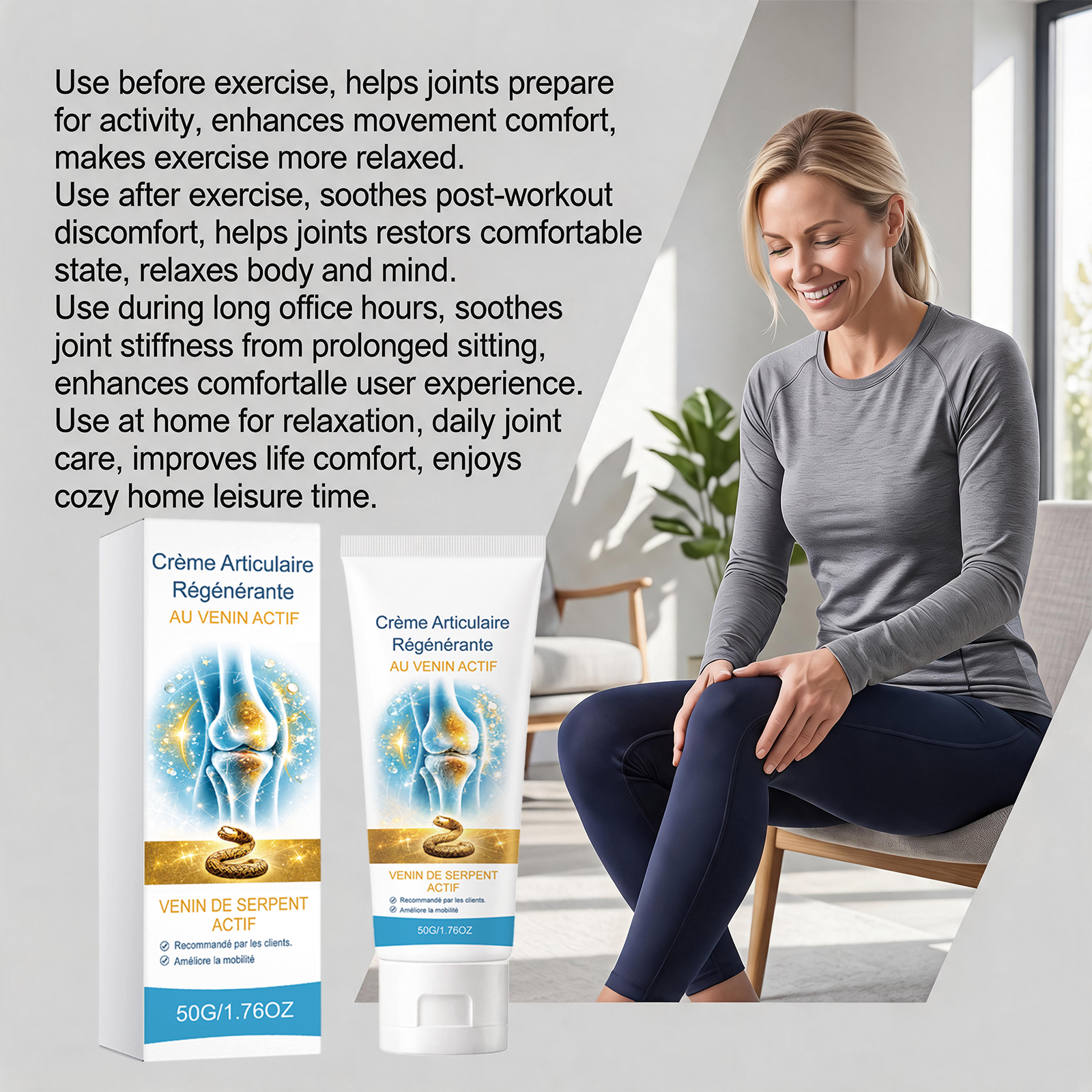 Joint Care Cream Comfort Moist External Massage Elbow Knee Body Joint Skin Daily Care