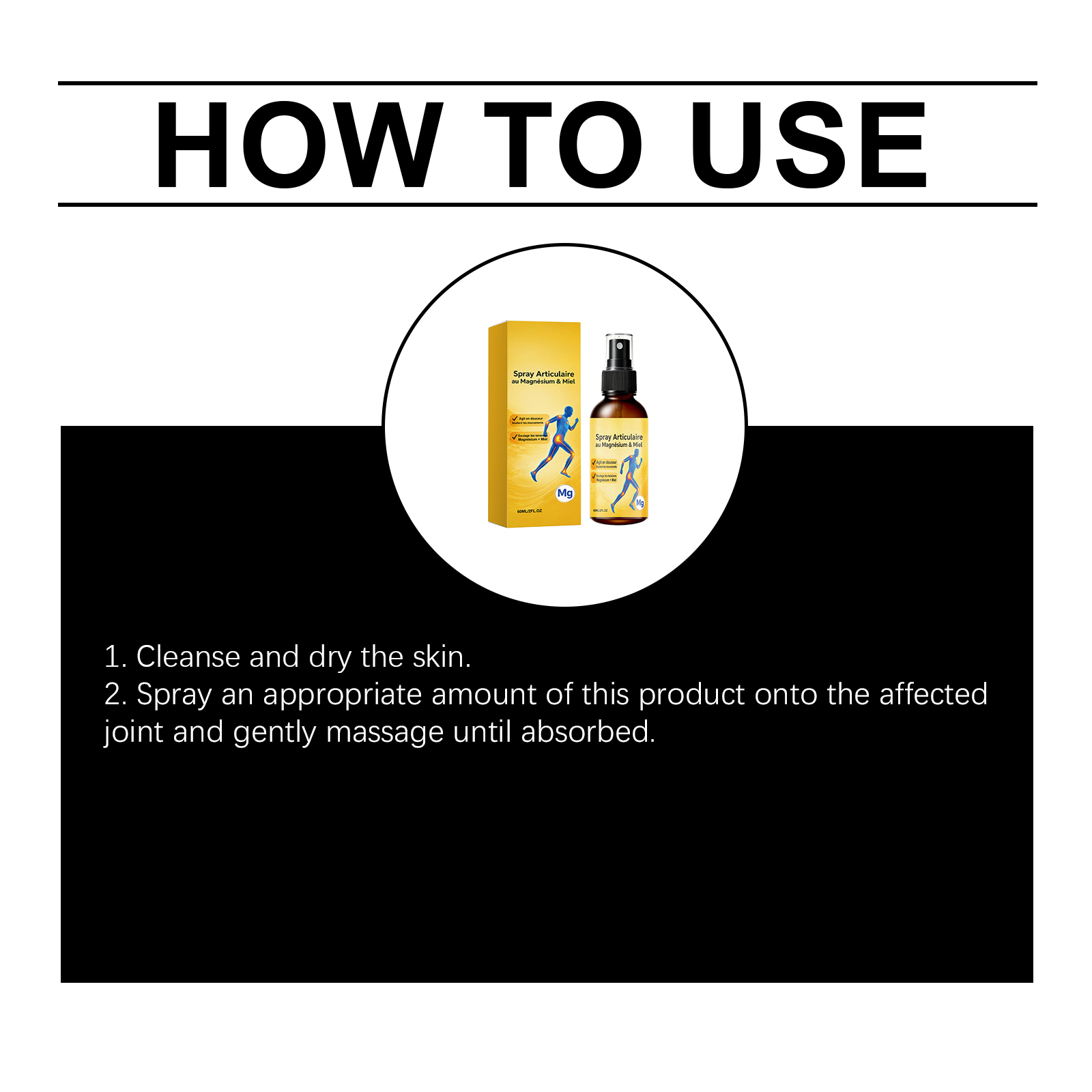 Joint Relief Care Spray Mild Soft Skin Nourish External Comfort Knee Wrist Joint Tissue