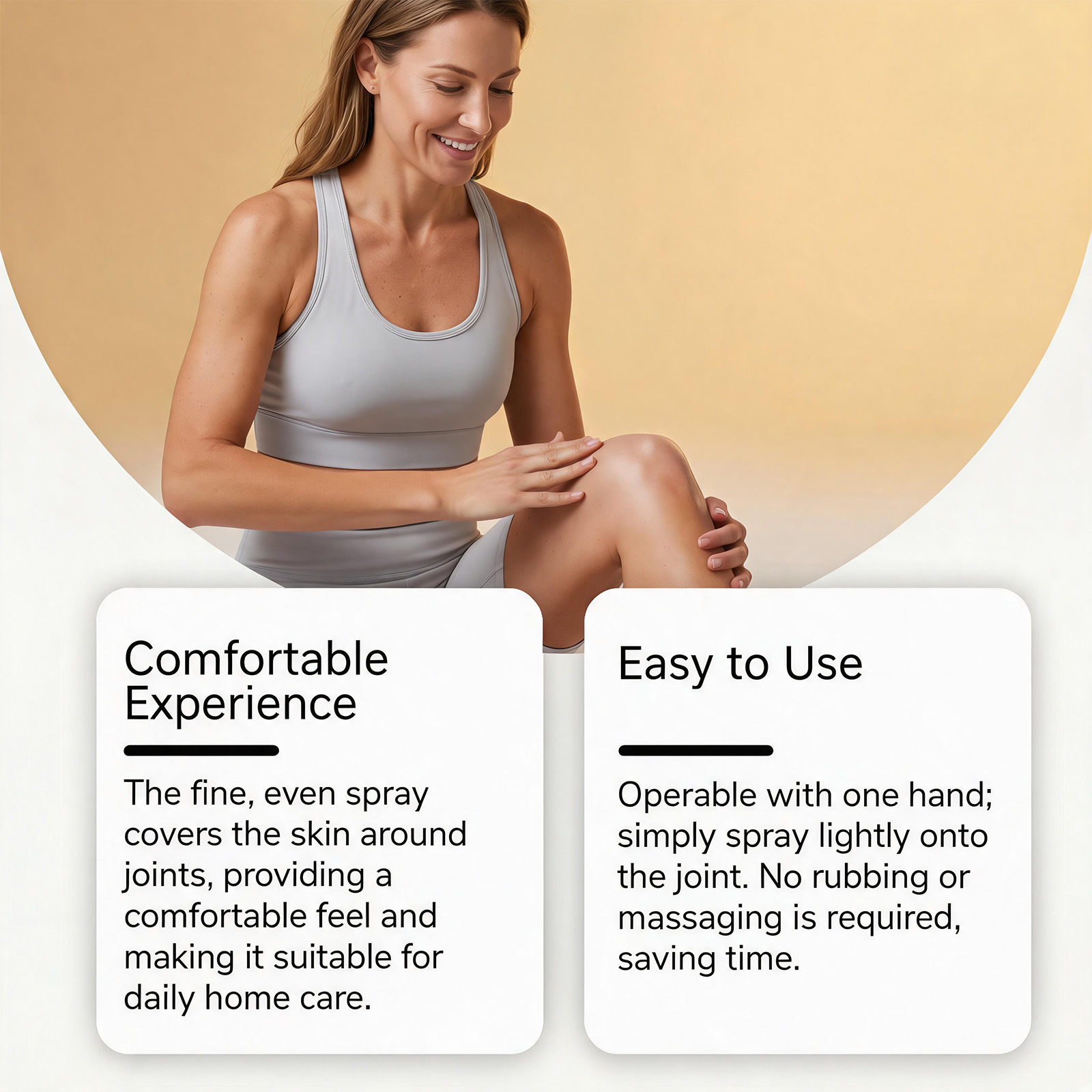 Joint Relief Care Spray Mild Soft Skin Nourish External Comfort Knee Wrist Joint Tissue
