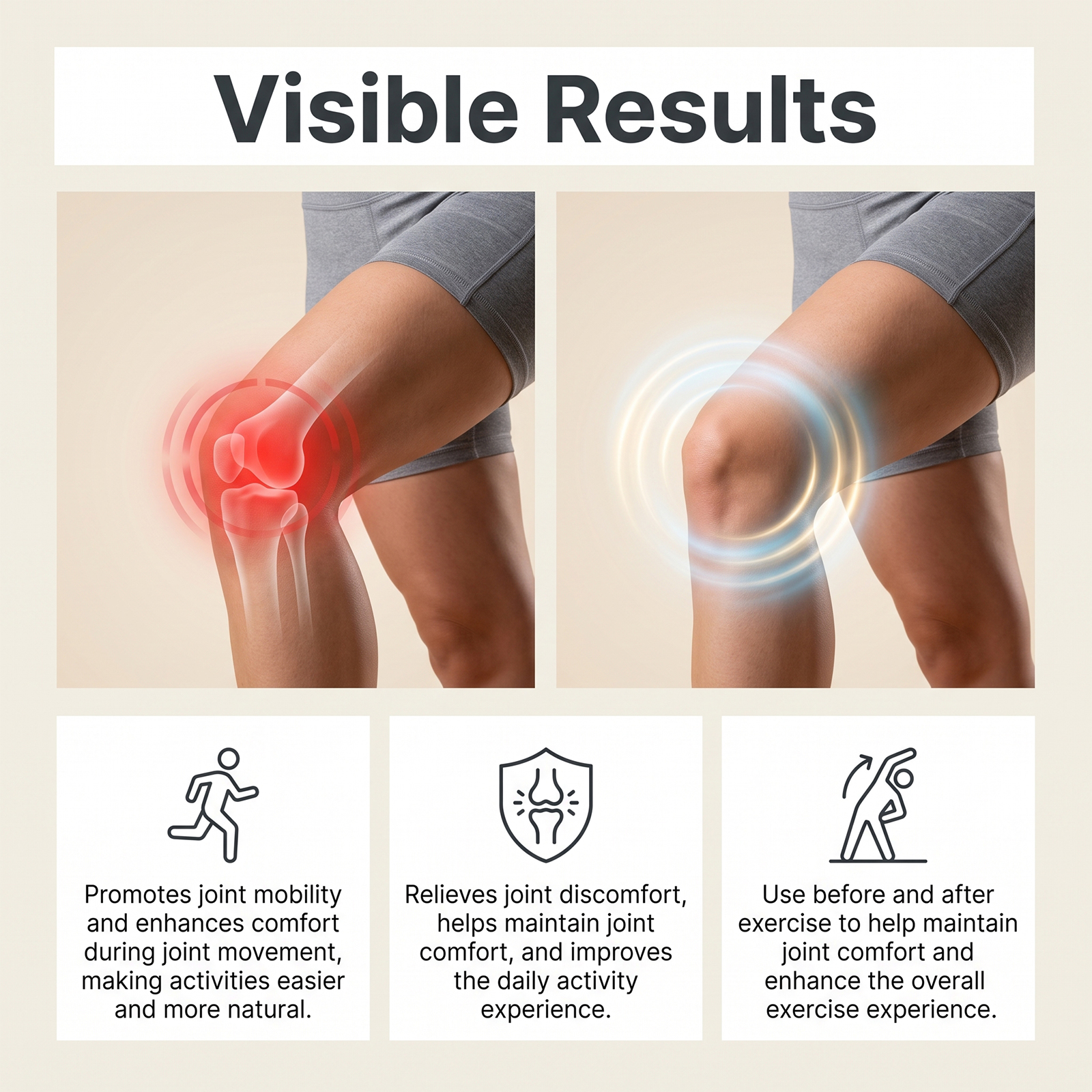 Joint Relief Care Spray Mild Soft Skin Nourish External Comfort Knee Wrist Joint Tissue