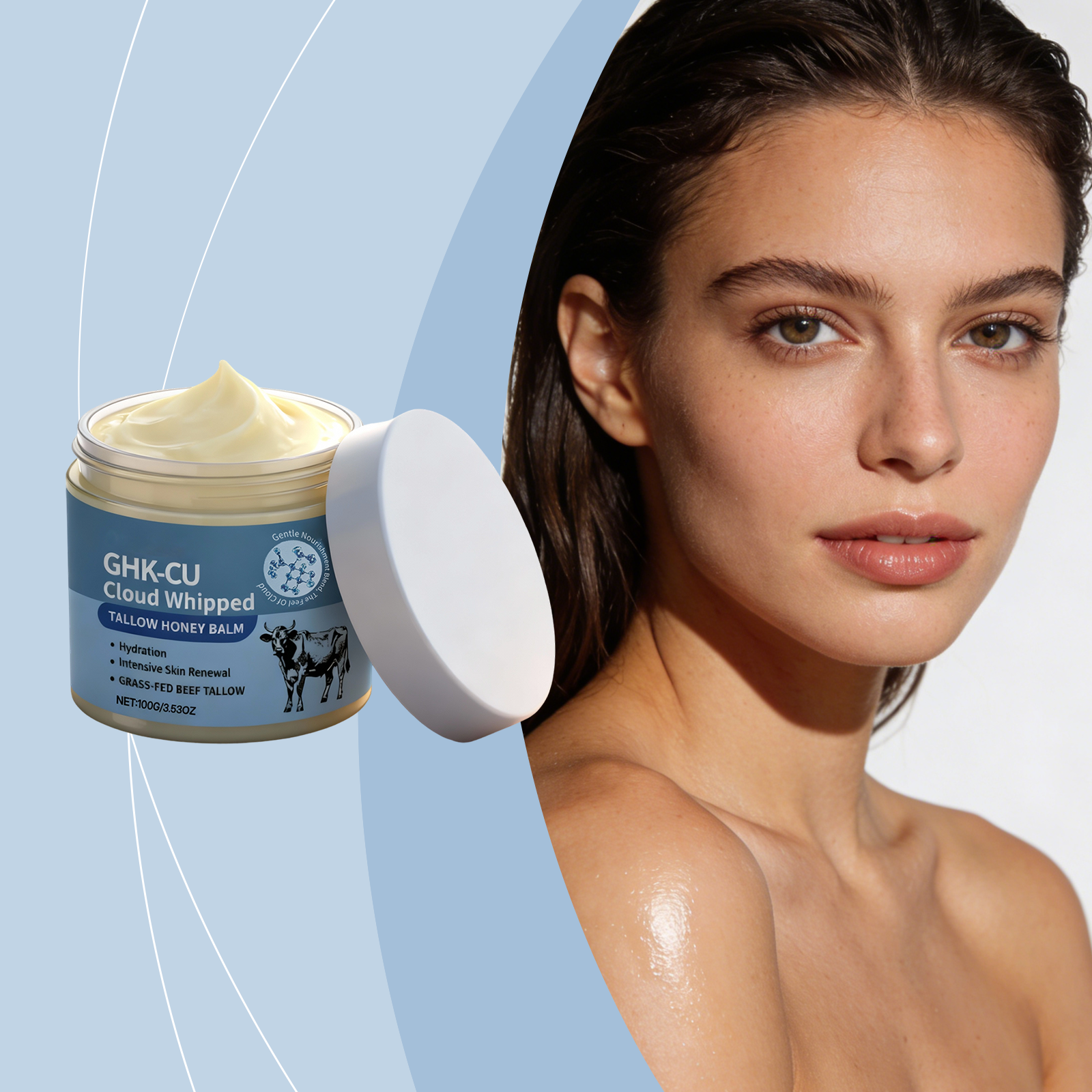 Cocoa Butter Honey Skin Balm Moisturizing Hydrating Mild Formula Protect Face Body Skin Daily Care