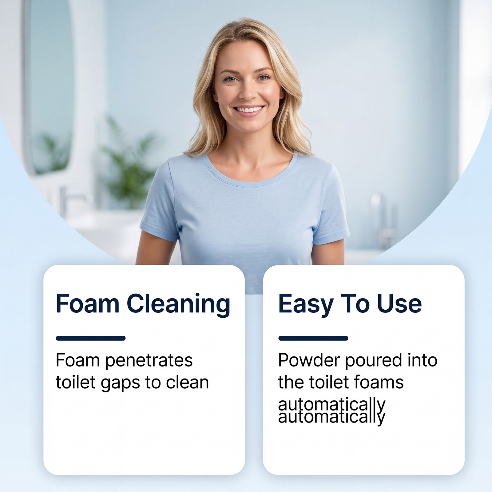 Foam Toilet Cleaner Purple Clean Daily Washing Scale Removal Reduce Odor Fresh Fragrance Bathroom Closestool