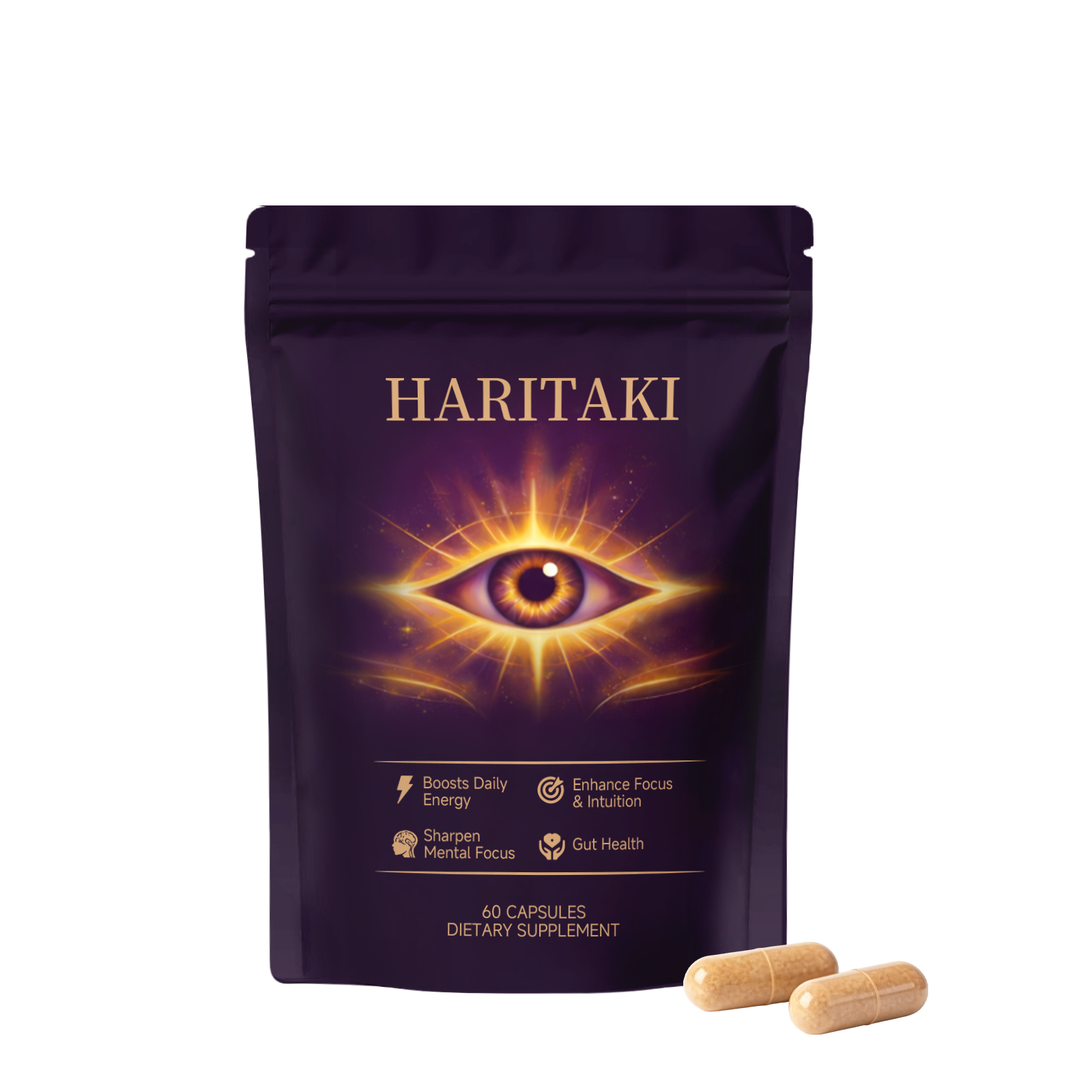 Chebula Capsule Mild Ingredients Nourishing Supplement Protect Intestines Fit Daily Diet Body Comfort Care Support Gentle Nutrition Care Aid