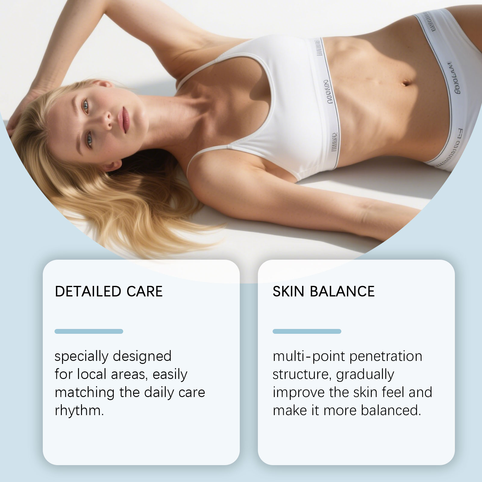 Mild Body Patch Nonwoven Fabric Light Breathable Cool Skin Friendly Body Care Patch