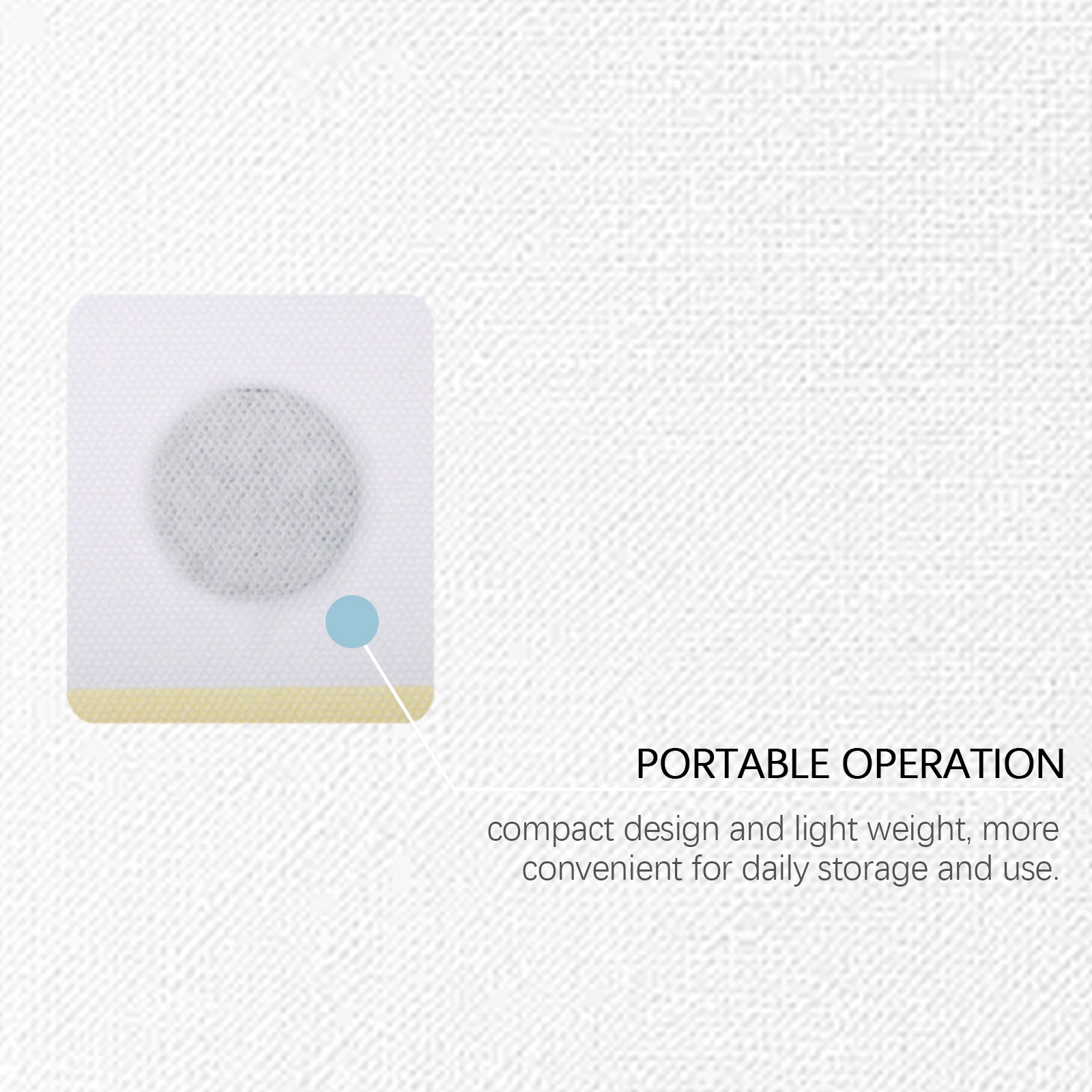 Mild Body Patch Nonwoven Fabric Light Breathable Cool Skin Friendly Body Care Patch