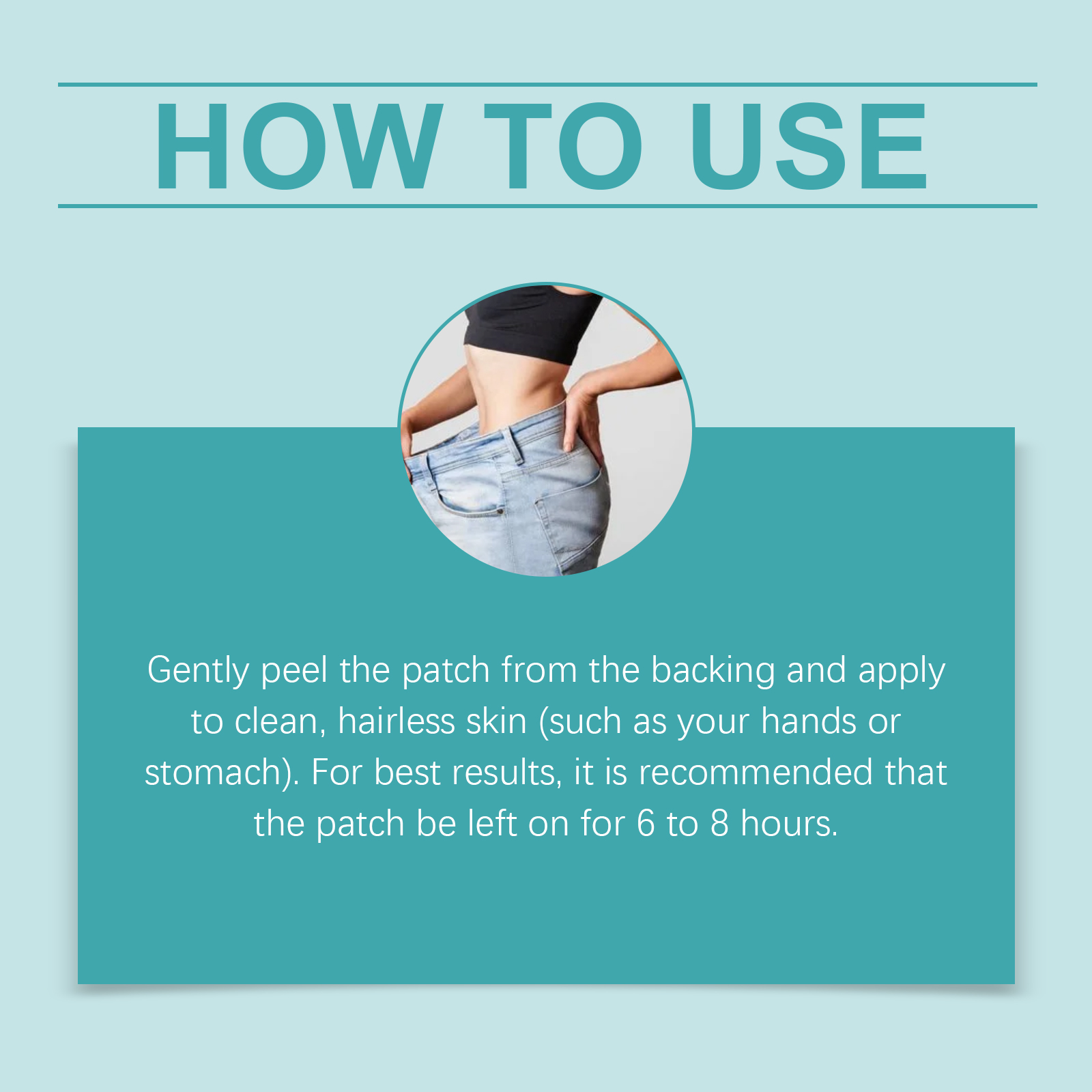 Body Care Patch Mild Nourishing Light Fit Portable Handy Easy Ready For Body Skin