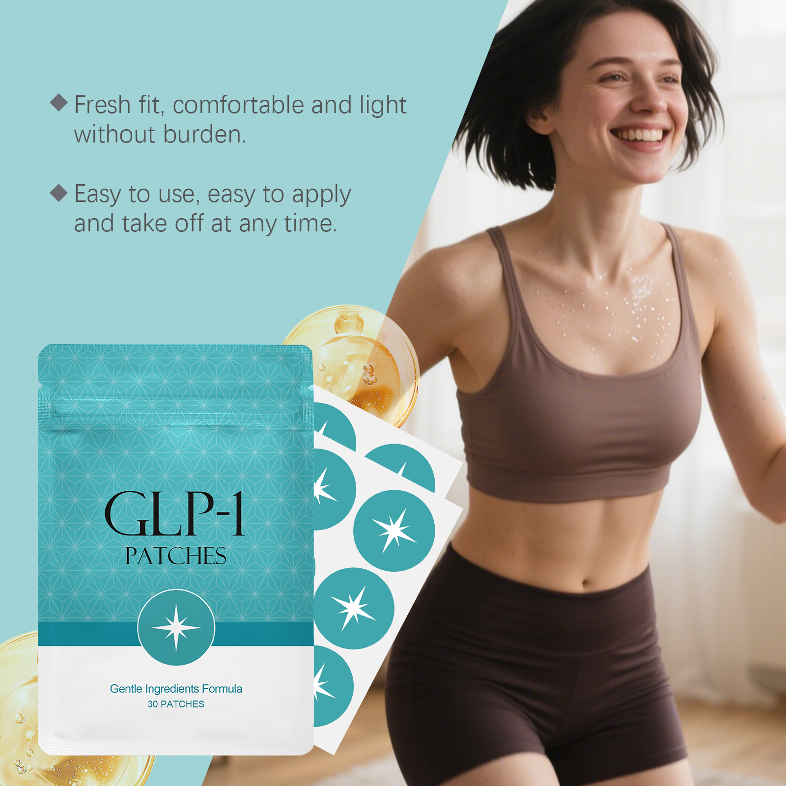 Body Care Patch Mild Nourishing Light Fit Portable Handy Easy Ready For Body Skin