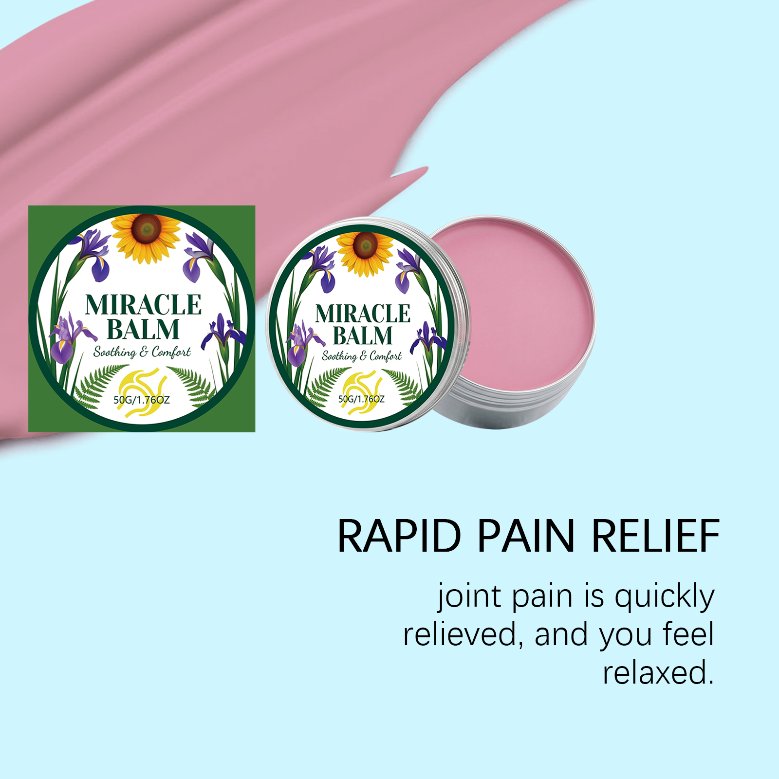 Joint Care Ointment Mild Ingredients Protect Body Joints Comfort Light Daily Convenient Smear Cream