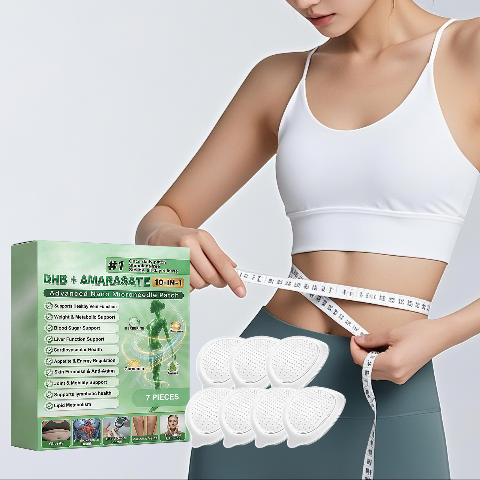 Body Care Patch Comfortable Breathable Fit Skin Show Figure Curve Lazy Convenient Care Patch