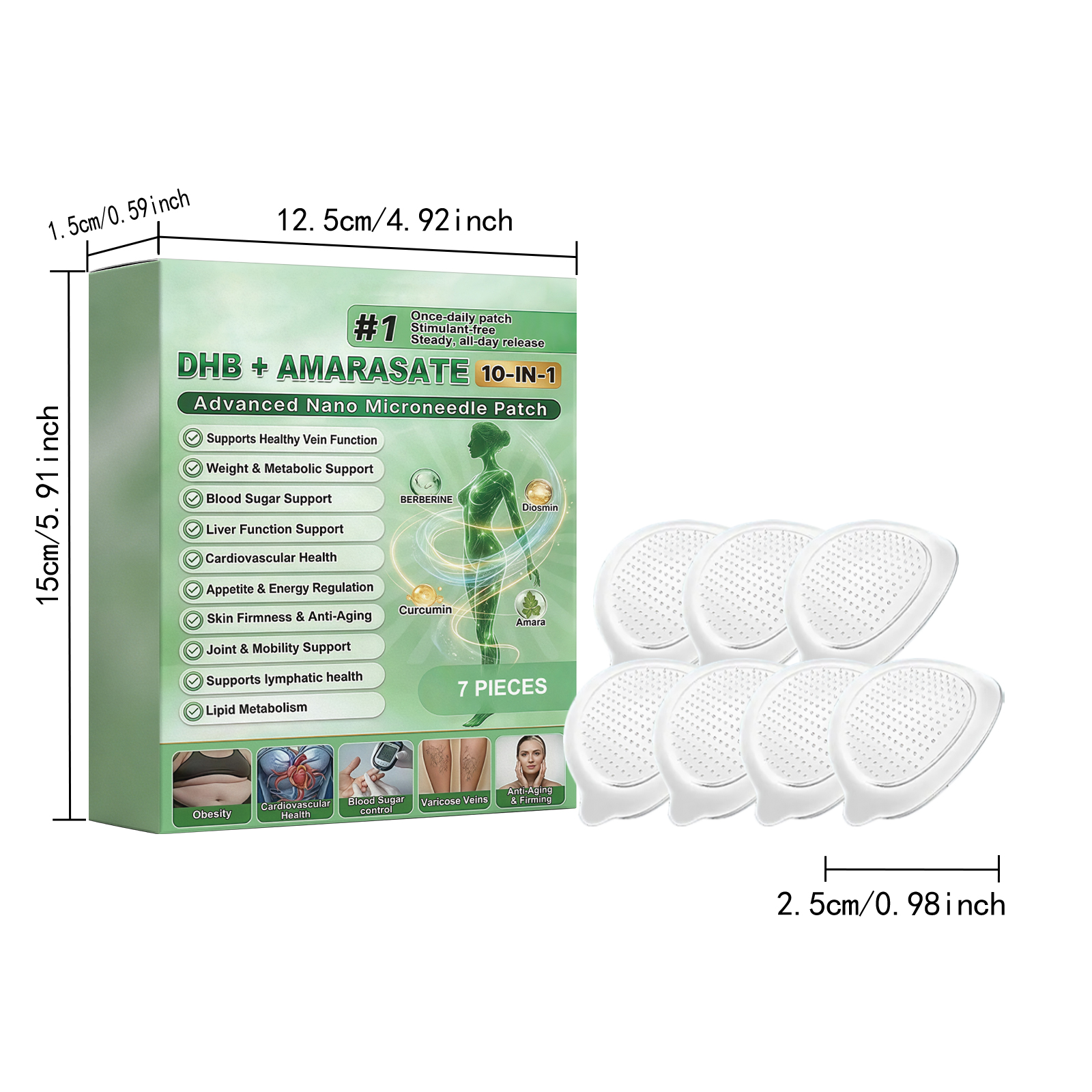 Body Care Patch Comfortable Breathable Fit Skin Show Figure Curve Lazy Convenient Care Patch