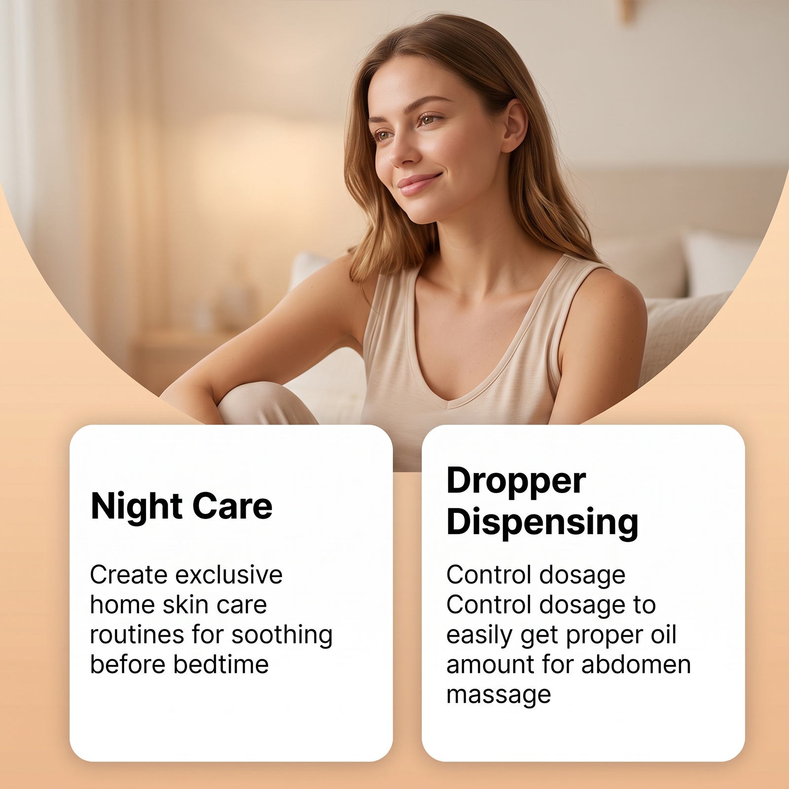 Nursing Navel Oil Light Texture Moisturizing Comfort Skin Hydrating Delicate Soft Night Abdominal Massage Oil