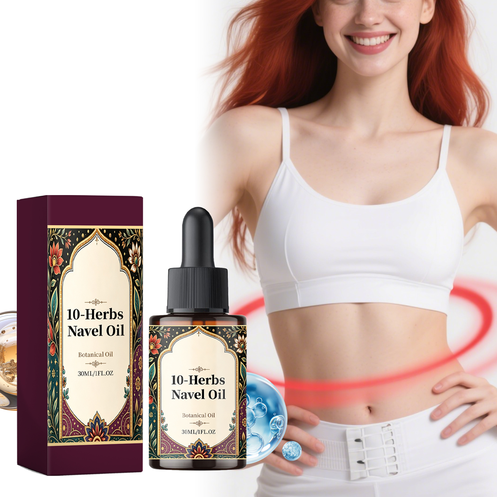 Nursing Navel Oil Light Texture Moisturizing Comfort Skin Hydrating Delicate Soft Night Abdominal Massage Oil