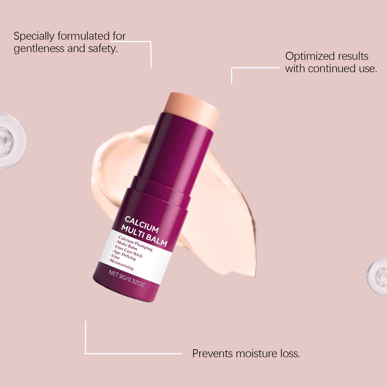 Multi Effect Moisturizing Stick Gentle Ingredients Comfort Skin Deep Hydrate Face Daily Care For Common Use