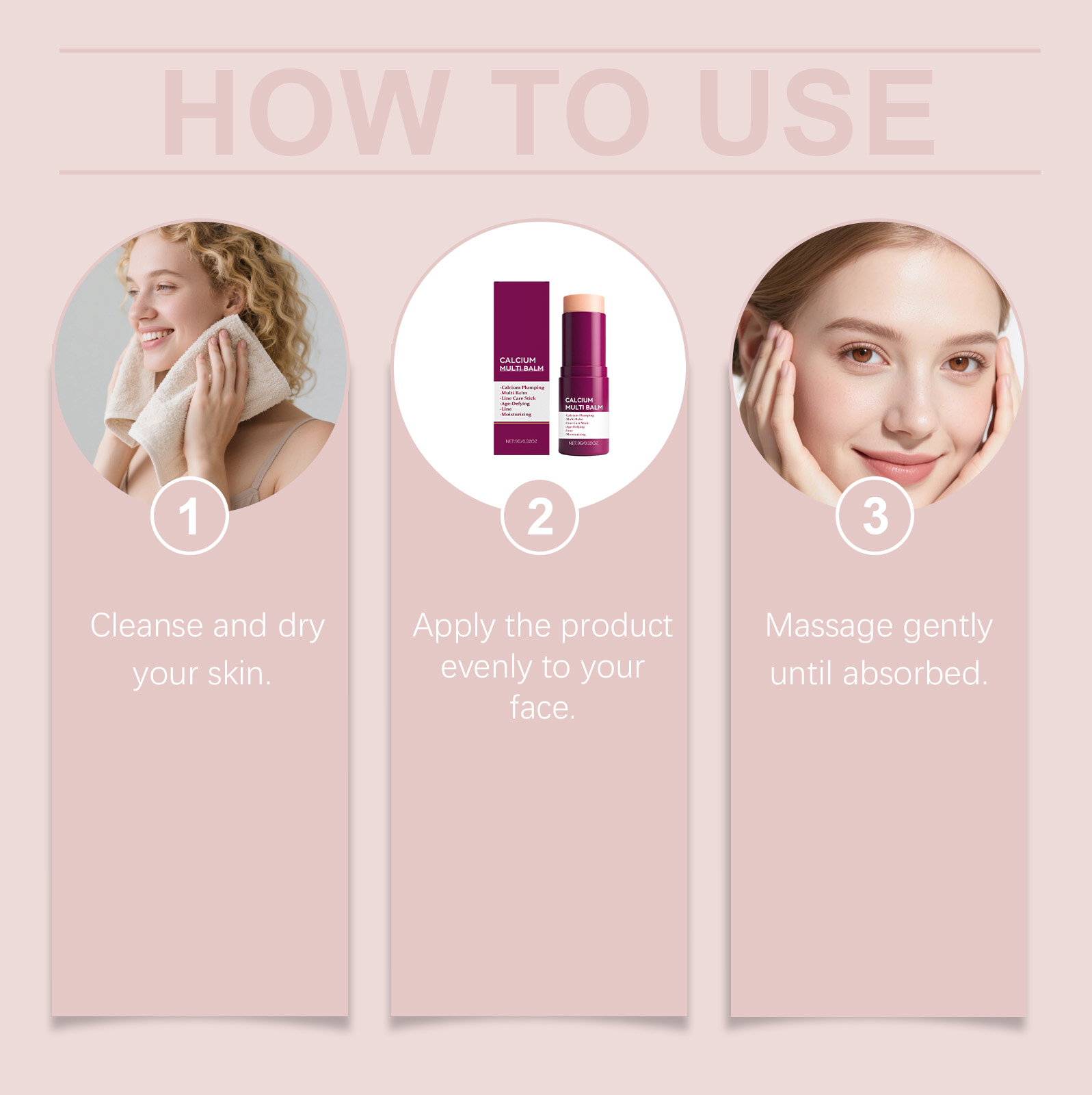 Multi Effect Moisturizing Stick Gentle Ingredients Comfort Skin Deep Hydrate Face Daily Care For Common Use