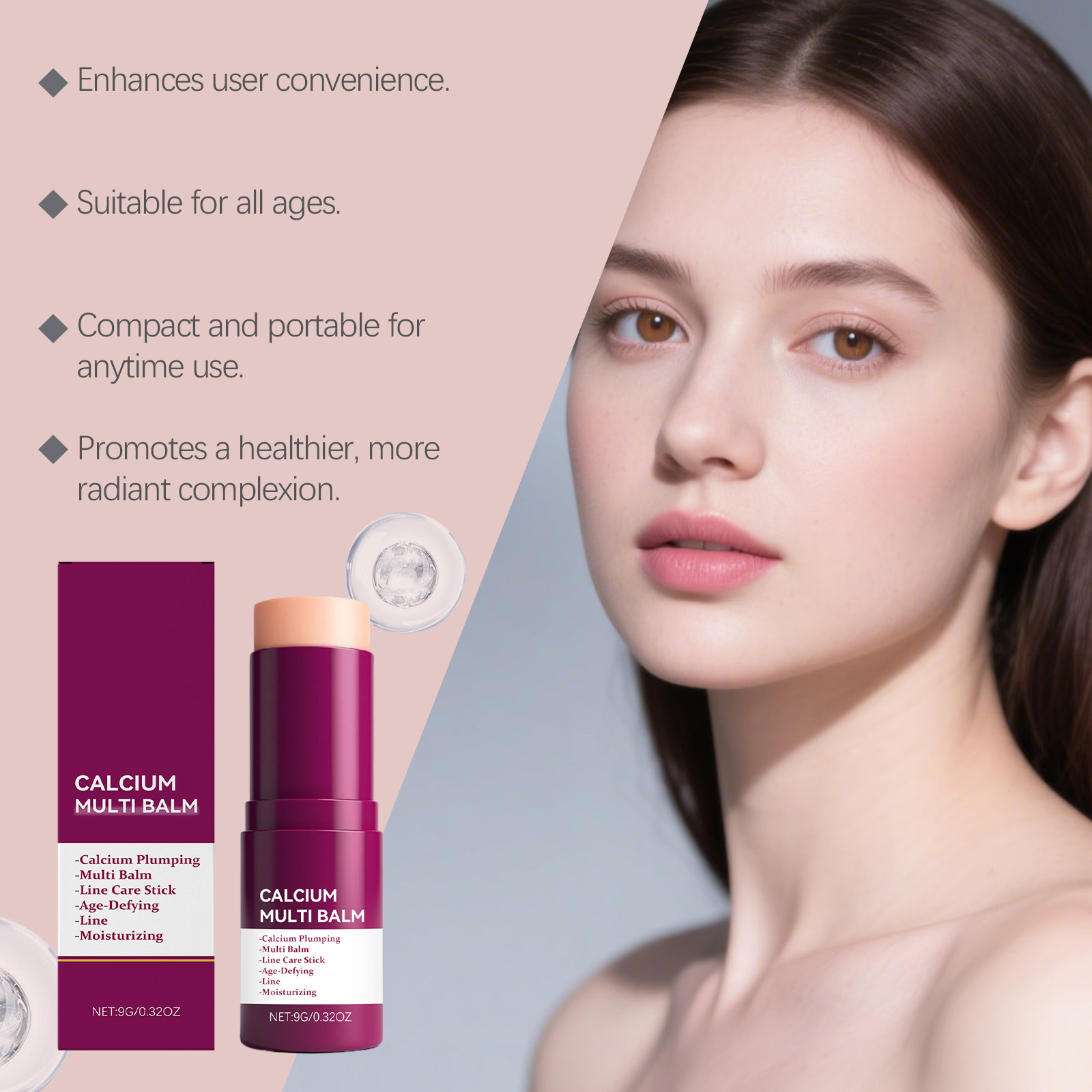 Multi Effect Moisturizing Stick Gentle Ingredients Comfort Skin Deep Hydrate Face Daily Care For Common Use