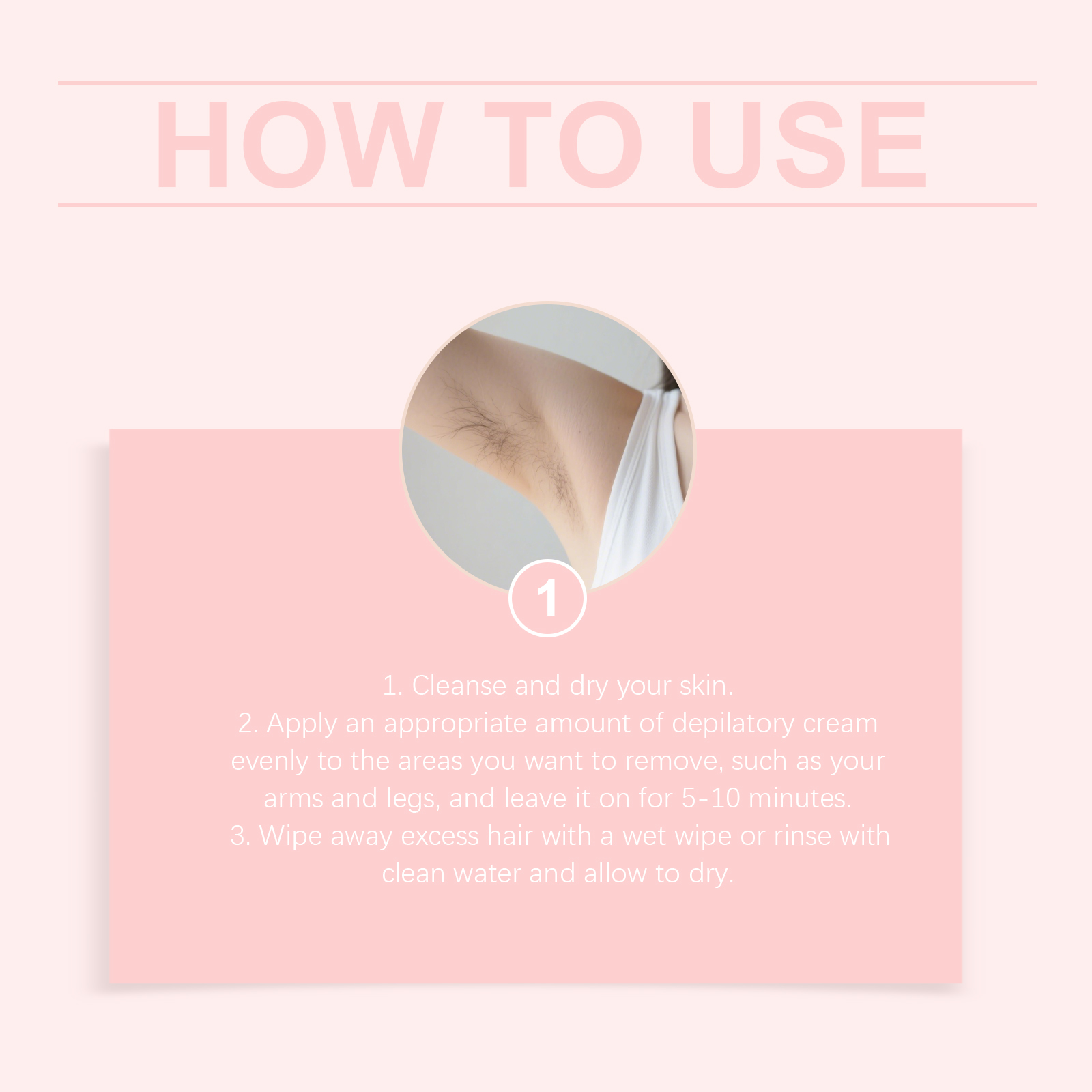 Body Hair Removal Cream Mild Cleansing Nourishing Smoothing Delicate Daily Care For Body Skin