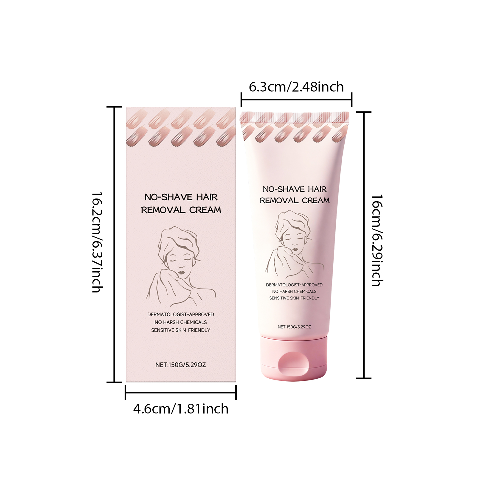 Body Hair Removal Cream Mild Cleansing Nourishing Smoothing Delicate Daily Care For Body Skin