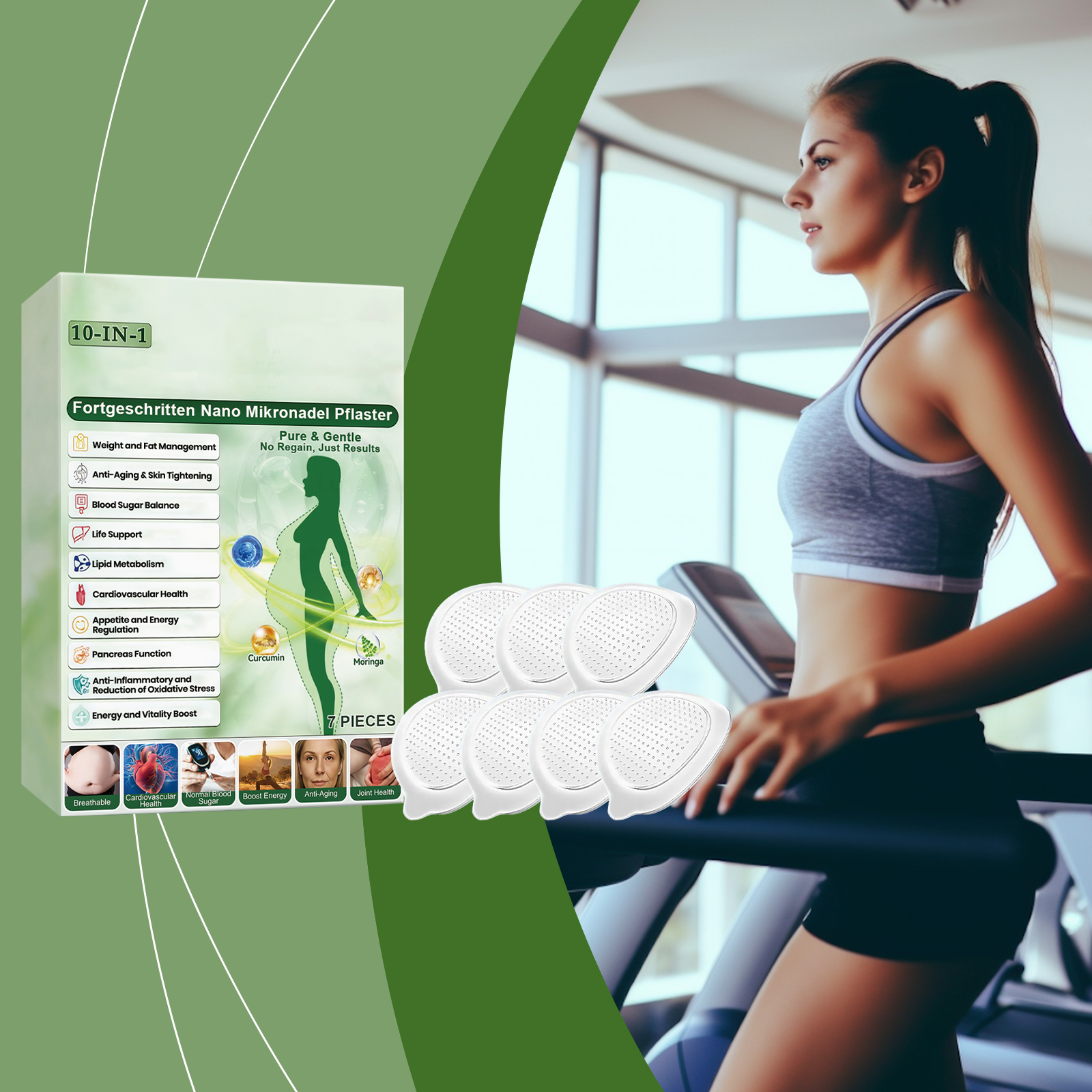 Body Care Patch Gentle Nurture Body Contours Daily Soften Skin Light Breathable Skin Friendly Care Sticker