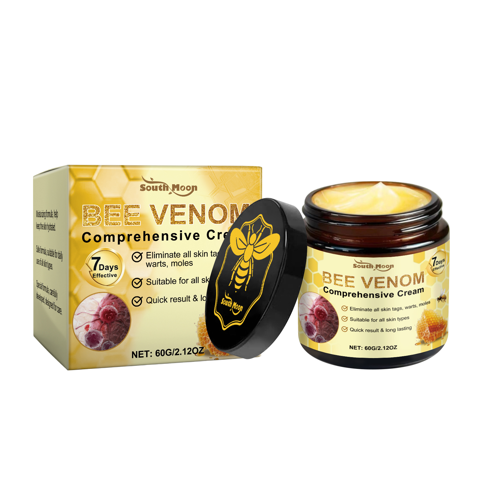 Bee Venom Skin Care Cream Gentle Nourish Relieve Dry Discomfort Skin Body Care Lotion