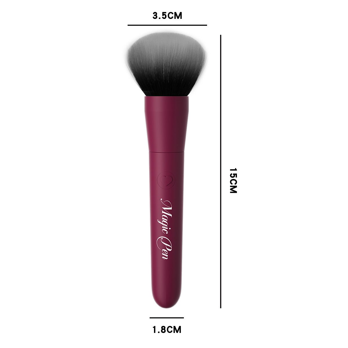(Red) Brush Vibrator Sex Toys For Women Portable Masturbator Adult Toy Breast Teasing Vibrating Wand Clitoral Stimulator